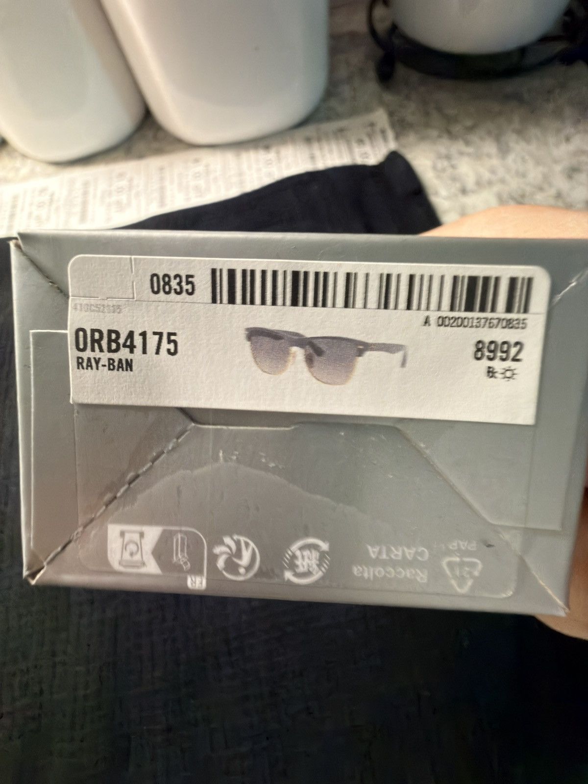 RayBan Clubmaster oversized Size ONE SIZE - 8 Thumbnail