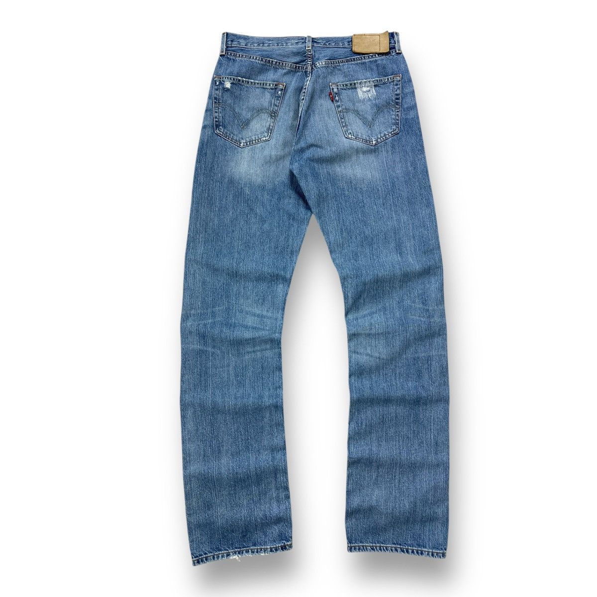 Levi's Vintage 00’s Levis Jeans Ripped Distressed Denim W33 L36 Size US 33 - 12 Thumbnail