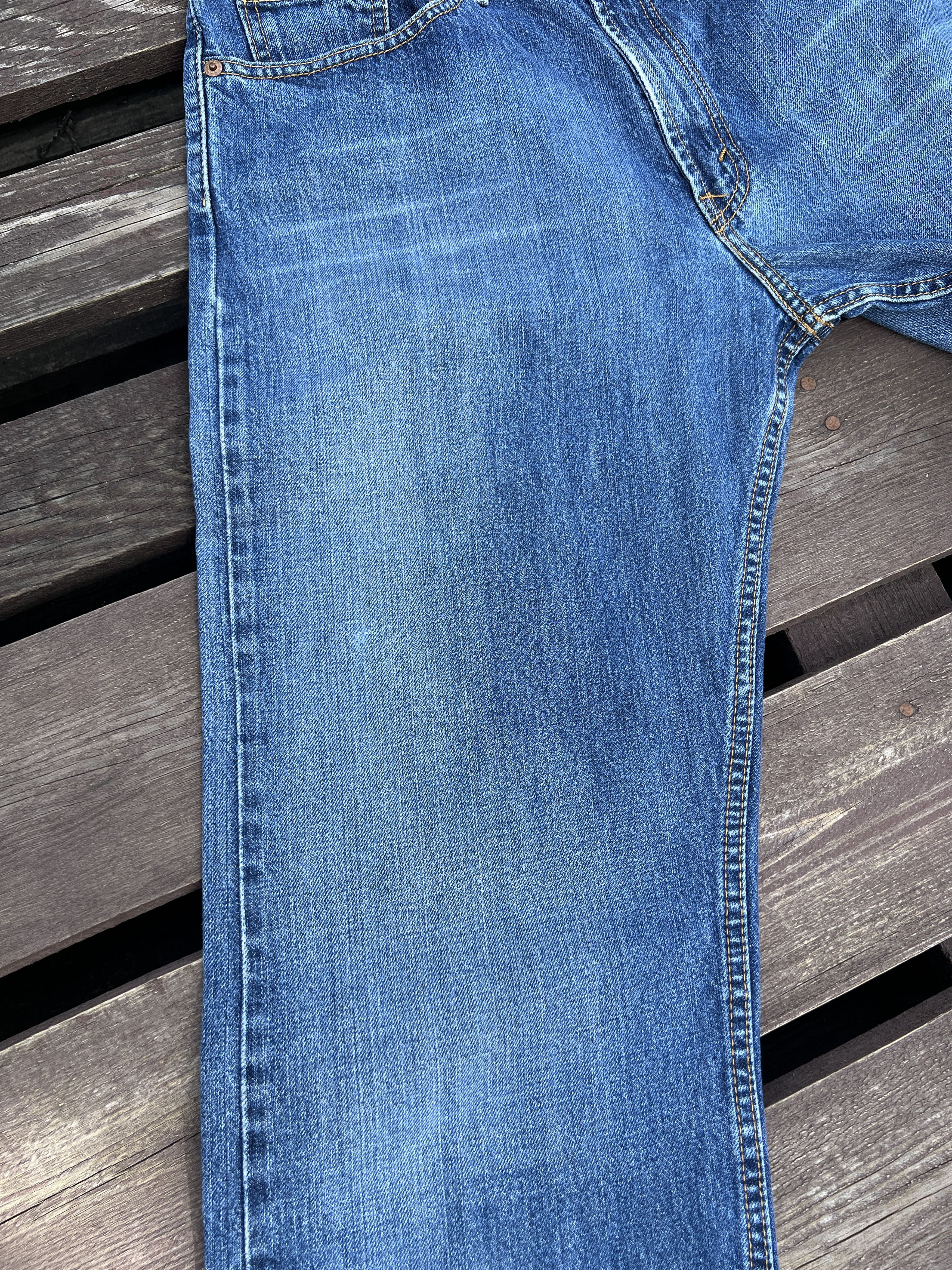 Levi's Levis Relaxed Straight Relax Vintage Washed Denim Jeans Size US 32 / EU 48 - 20 Thumbnail