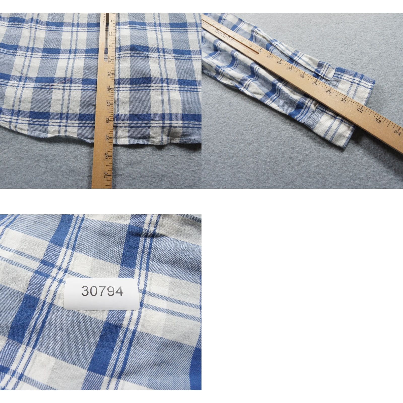 Vineyard Vines Vineyard Vines Shirts Mens Large Blue Button-Down Slim Longshore Stretch Plaid Shirts Size US L / EU 52-54 / 3 - 8 Thumbnail