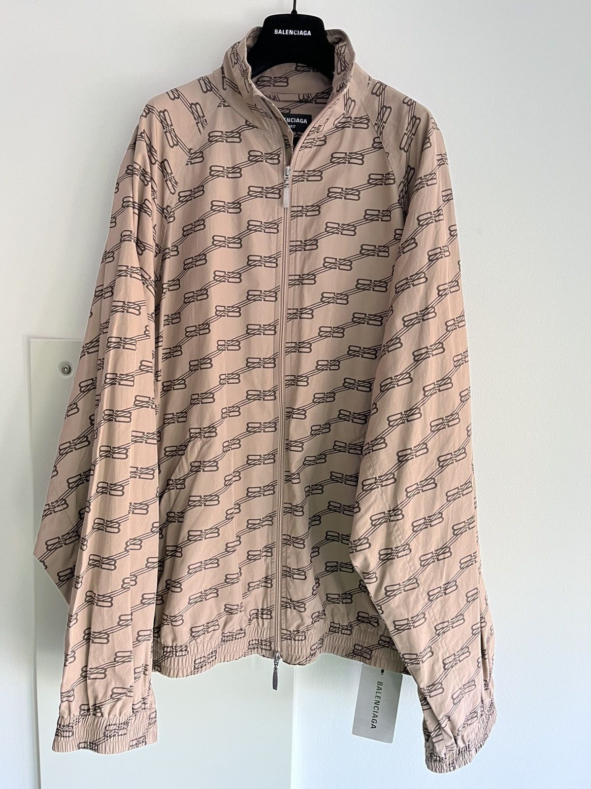 Balenciaga Super Runway Rare Brand New Balenciaga BB Monogram Jacket Size US XXL / EU 58 / 5 - 10 Thumbnail