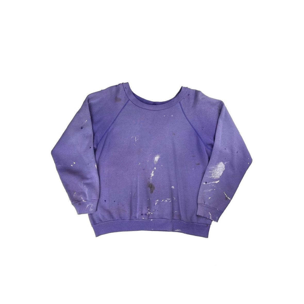 Vintage VINTAGE THRASHED FADED PURPLE SWEATSHIRT Size US M / EU 48-50 / 2 - 1 Thumbnail