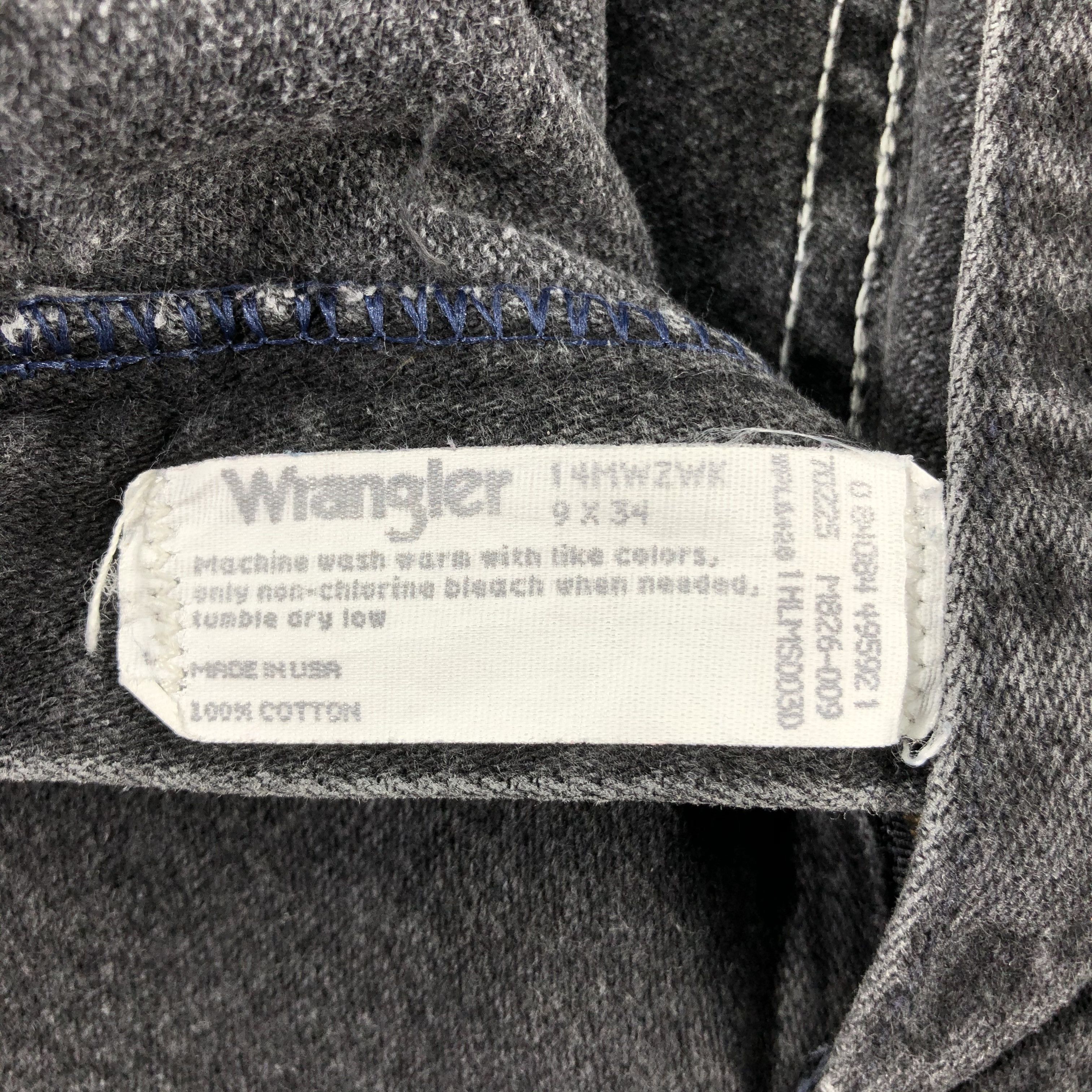 Vintage Vintage Faded Black Wrangler Jeans-J2475 Size US 27 - 8 Thumbnail