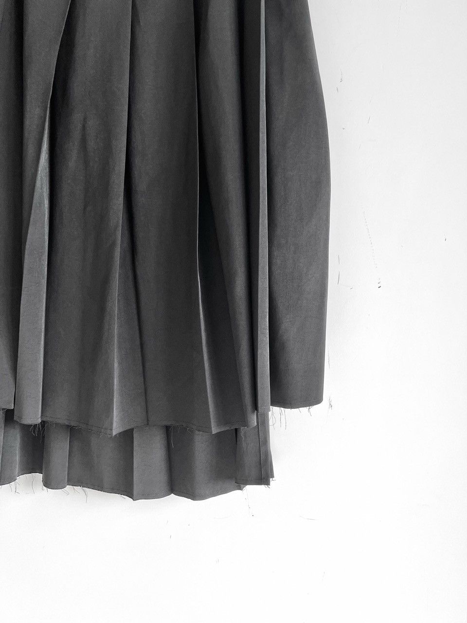Yohji Yamamoto Yohji Yamamoto Y's - Ta/TUXEDO Double Layered Pleated Skirt Size 31" - 3 Thumbnail