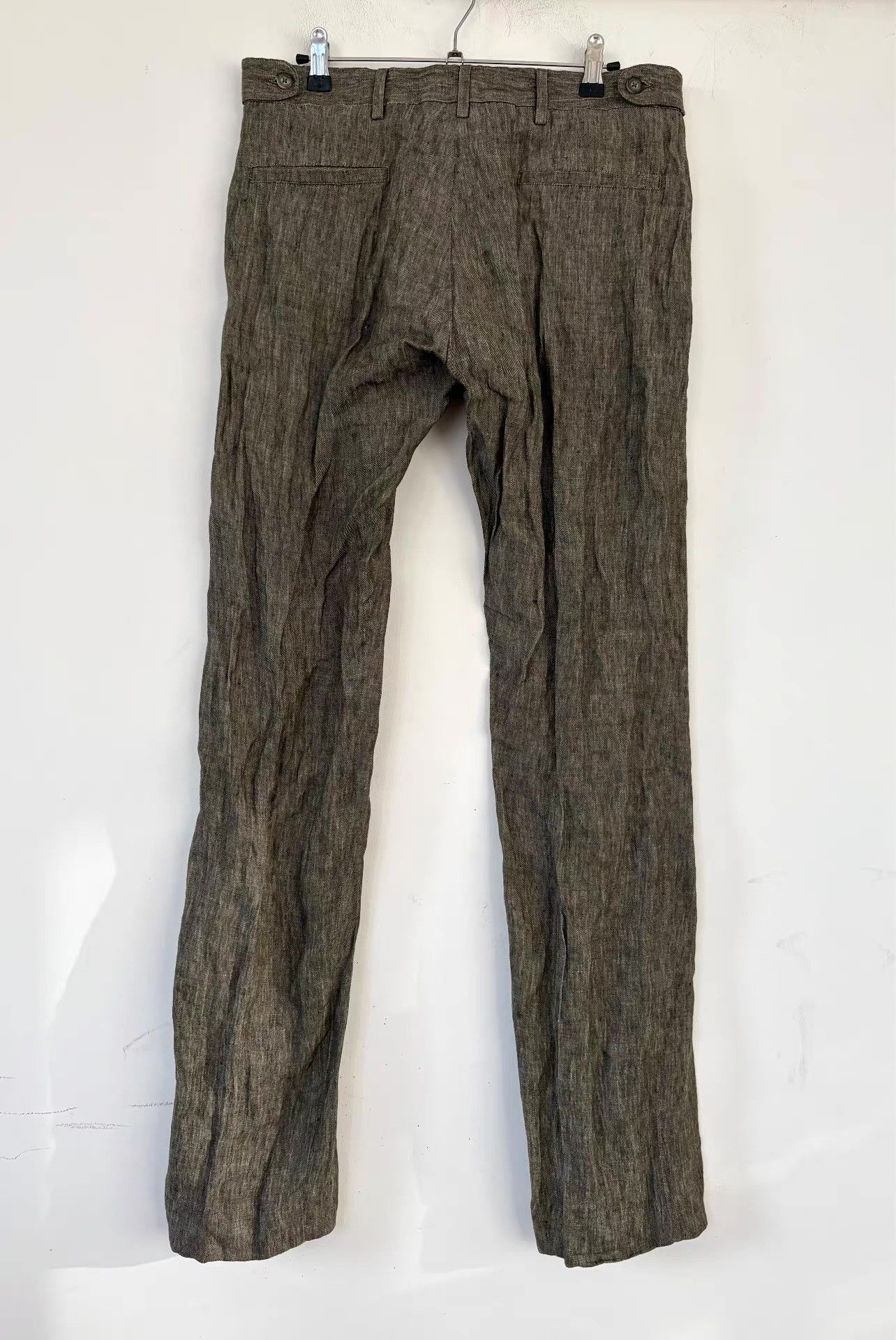 GF Ferre GF Ferre Men's Linen-blend Trousers Ｑ21 Size US 34 / EU 50 - 2 Thumbnail