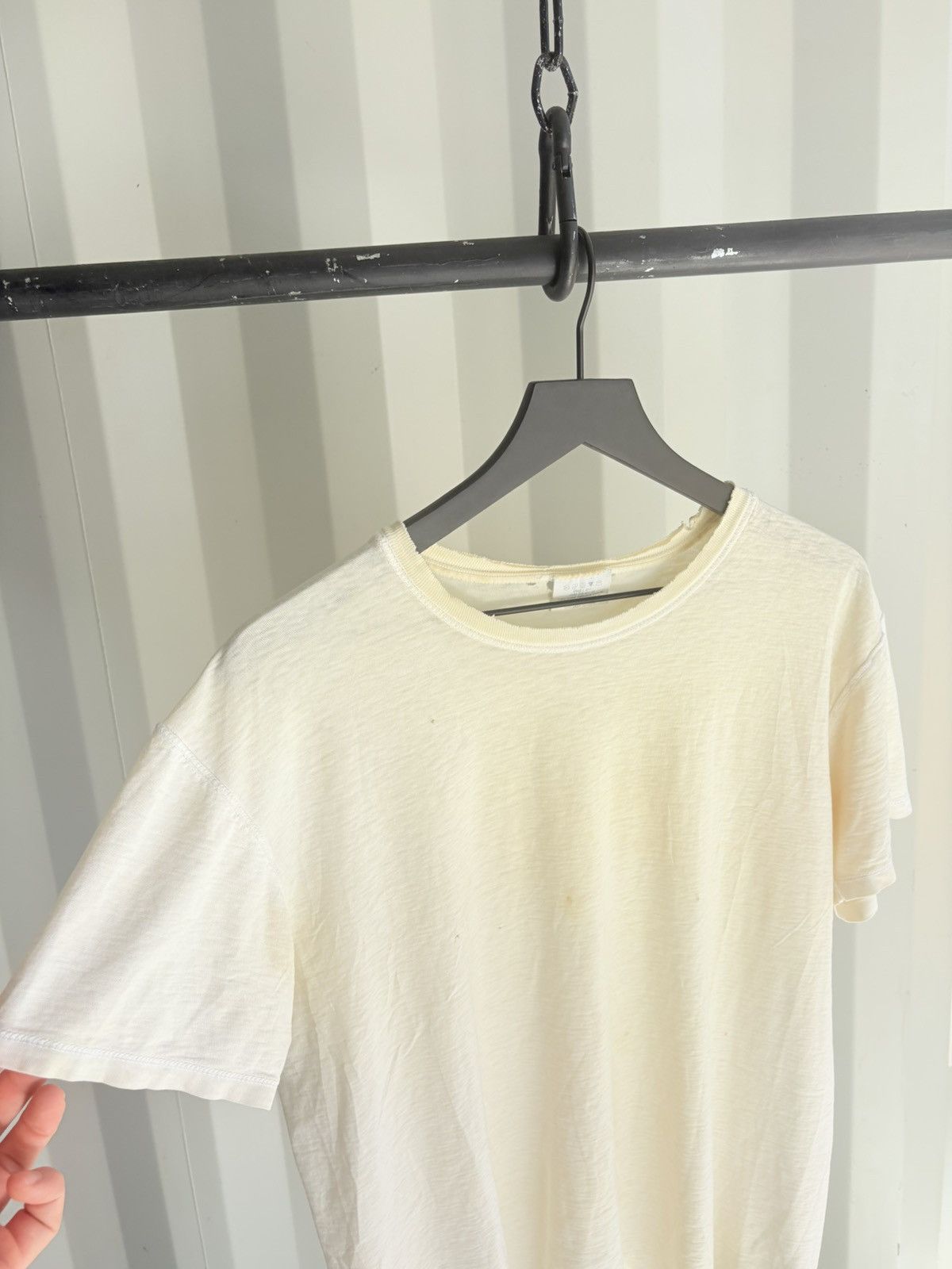 Thrashed Distressed Faded Shirt ERD Grunge Paper thin
