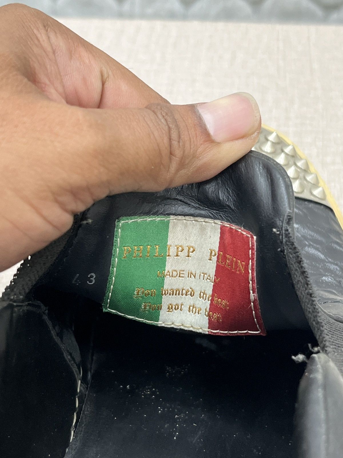Philipp Plein 🔥🔥🔥STEALS PHILIPP PLEIN STUDDED SLIP ON SHOE Size US 8.5 / EU 41-42 - 13 Thumbnail