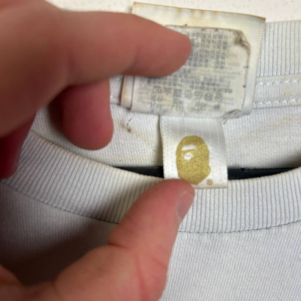 Bape Luxury Bape A Bathing Ape big logo designer y2k tee Size US L / EU 52-54 / 3 - 10 Thumbnail