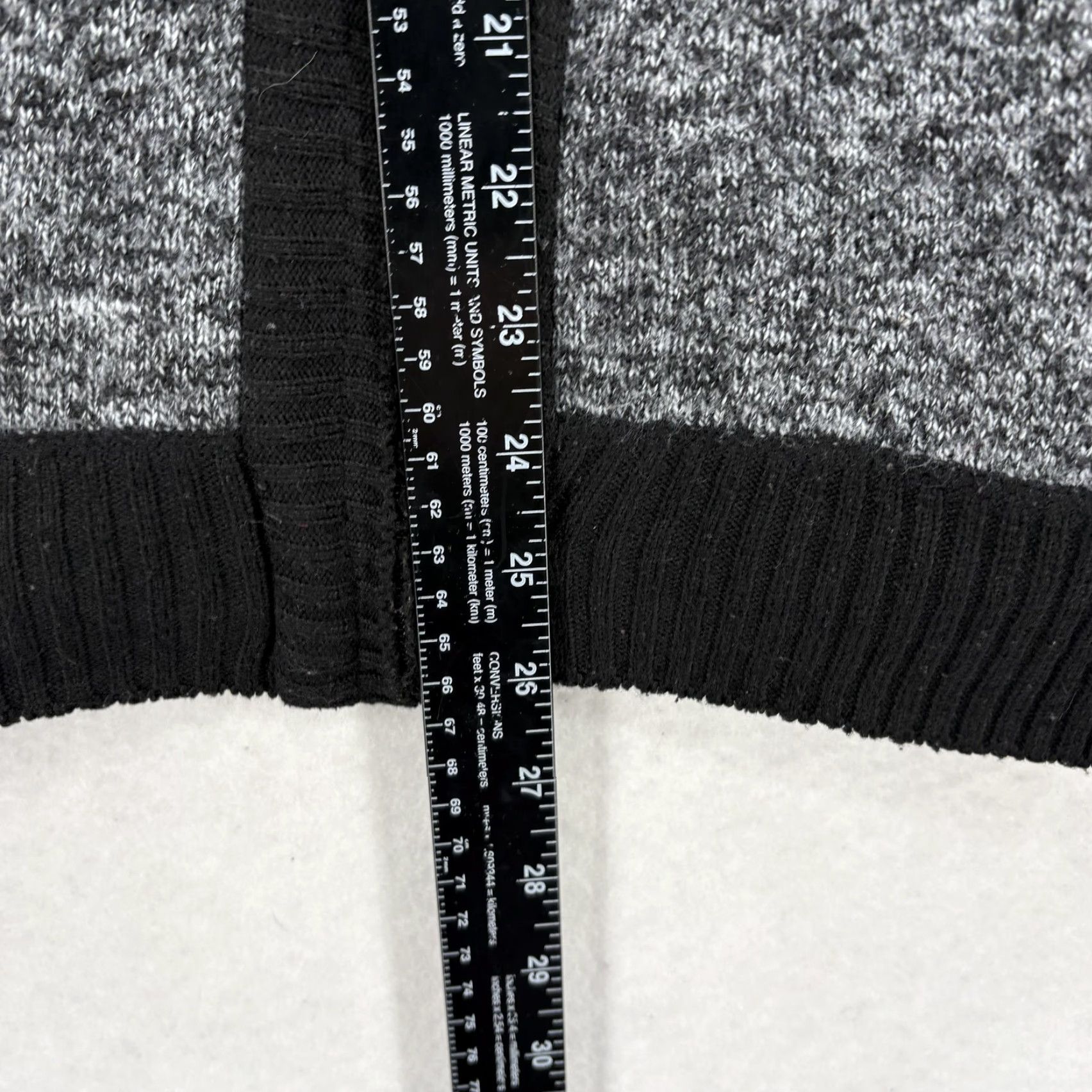 Vintage YeoKou Sweater Mens S Gray Full Zip Cashmere Wool Blend Fleece Lined Knit Cozy Size US S / EU 44-46 / 1 - 7 Thumbnail