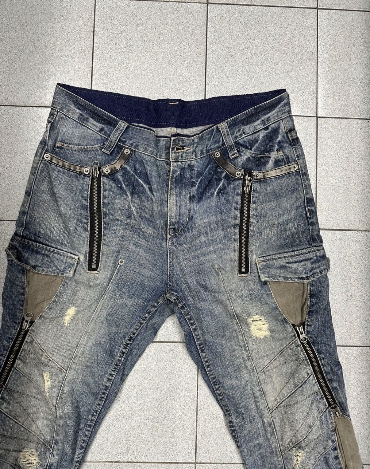 PPFM PPFM Reconstructed Hysteric Style Cargo Pants Sz34 Size US 34 / EU 50 - 6 Thumbnail