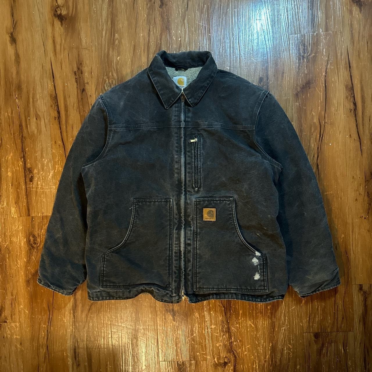 image of Carhartt Jacket in Black, Men's (Size Large)