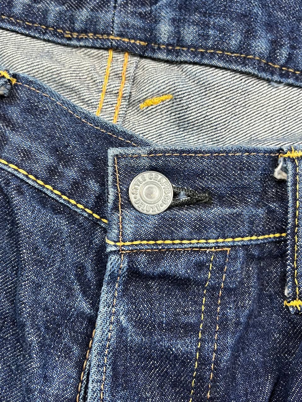 Evisu 00’s EVISU JAPAN VINTAGE BAGGY SEAGUL RED DAICOCK JEANS Size US 33 - 7 Thumbnail