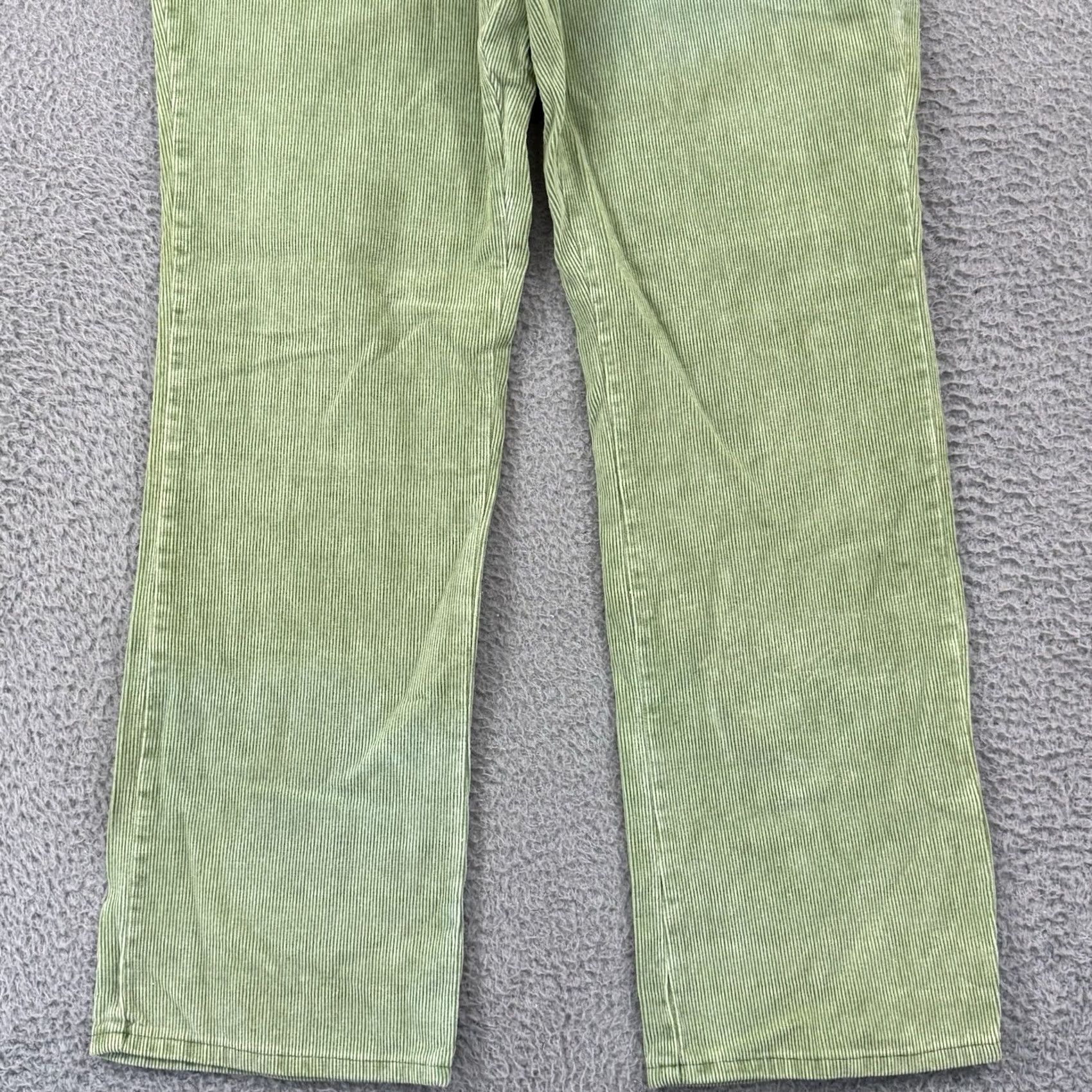 Express NWT Vintage Express Workwear Womens Pants 13/14 Green Corduroy 90s Chino Size 36" / US 14 / IT 50 - 2 Thumbnail