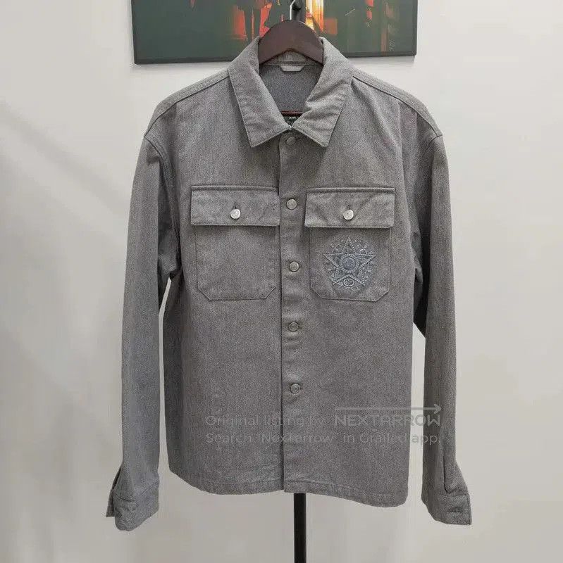 Dior Dior XXL Grey Cotton Men's Jacket . Size US XXL / EU 58 / 5 - 1 Thumbnail