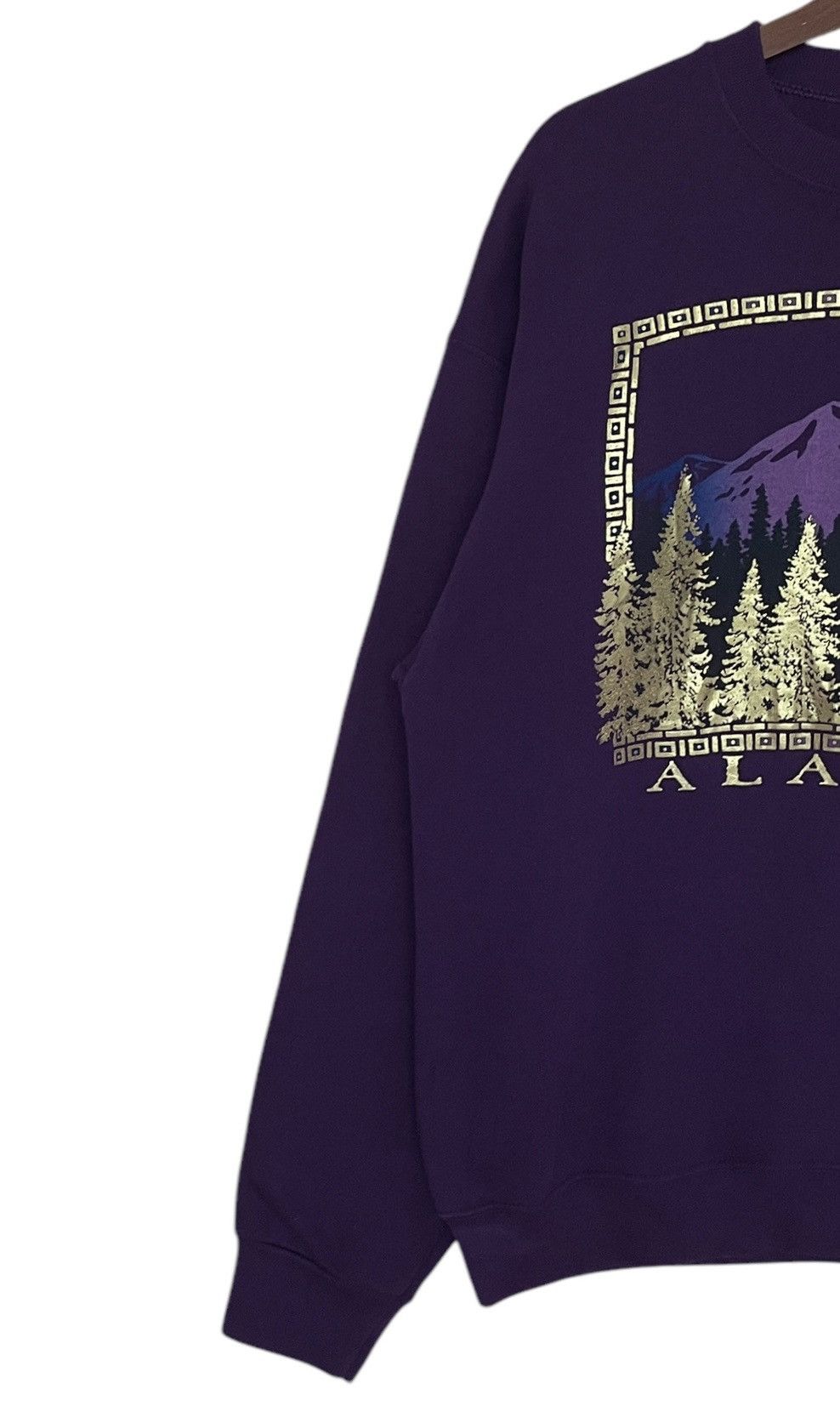 Fruit Of The Loom × Vintage Vintage Brand Fruit of The Loom Alaska Sweatshirt 1990s Size US XL / EU 56 / 4 - 3 Thumbnail