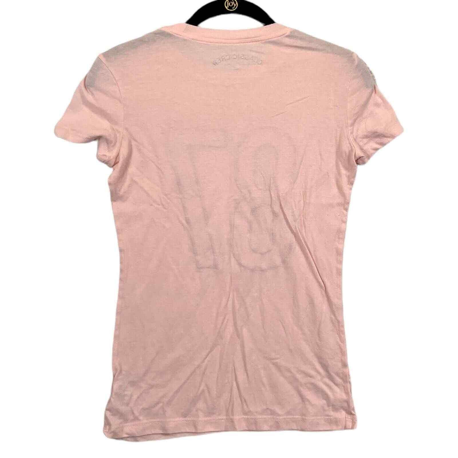 Aeropostale Aeropostale Womens Size Small T-Shirt Applique 87 Pink Size S / US 4 / IT 40 - 4 Thumbnail