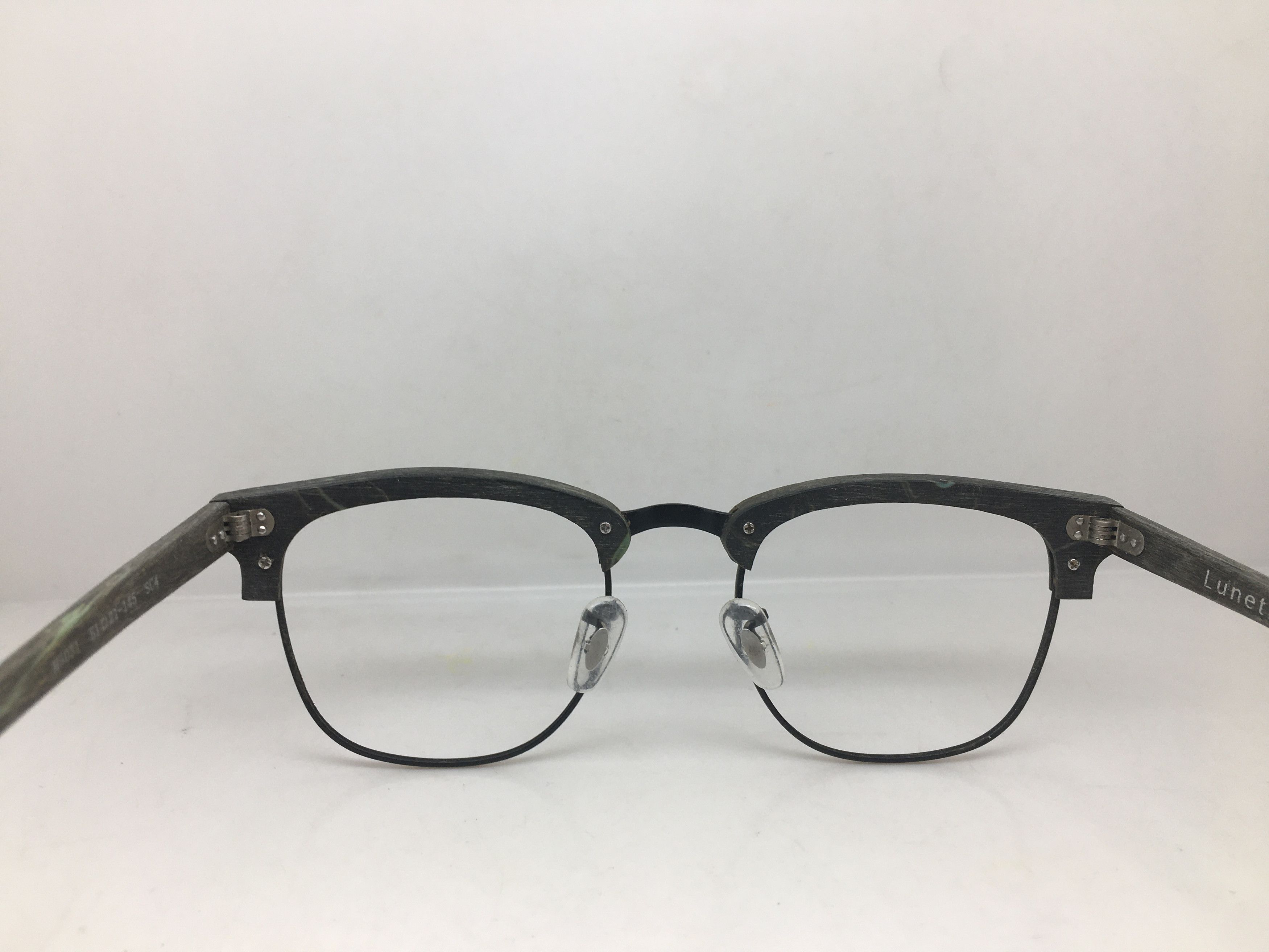 Other Lunetterie Faux Wood Malcolm X Grey Copper RX Eyeglasses Size ONE SIZE - 5 Thumbnail
