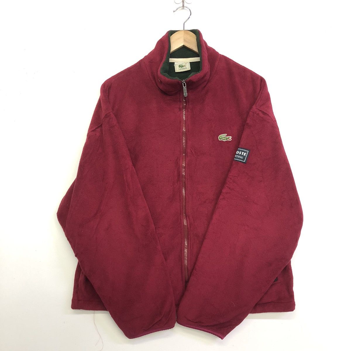 Lacoste Vintage Lacoste Yatching Fleece Sweater Jacket Size US M / EU 48-50 / 2 - 2 Thumbnail