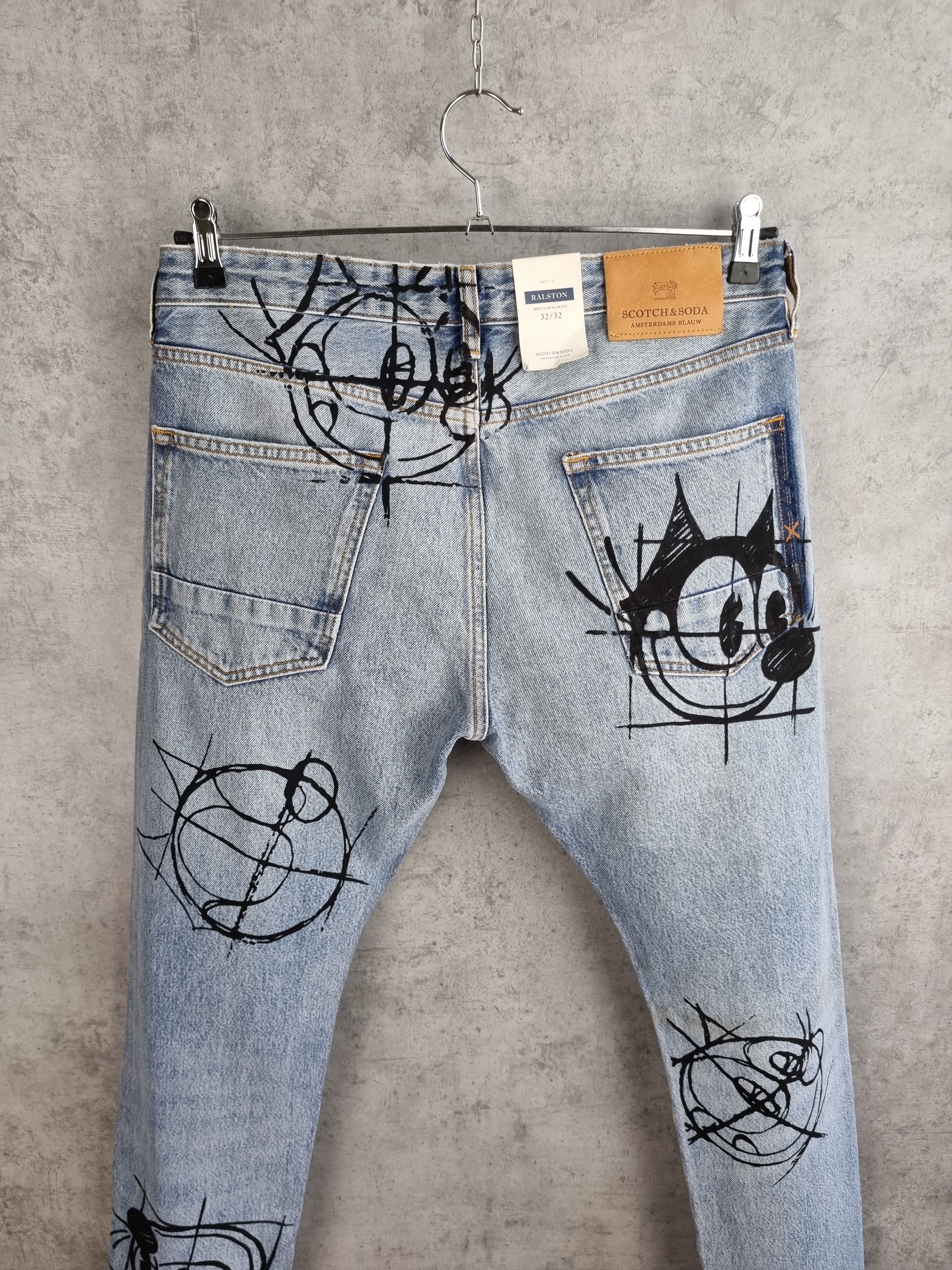 Japanese Brand × Scotch & Soda Felix Ralston Regular Slim Fit Denim Jeans Size US 32 / EU 48 - 8 Thumbnail