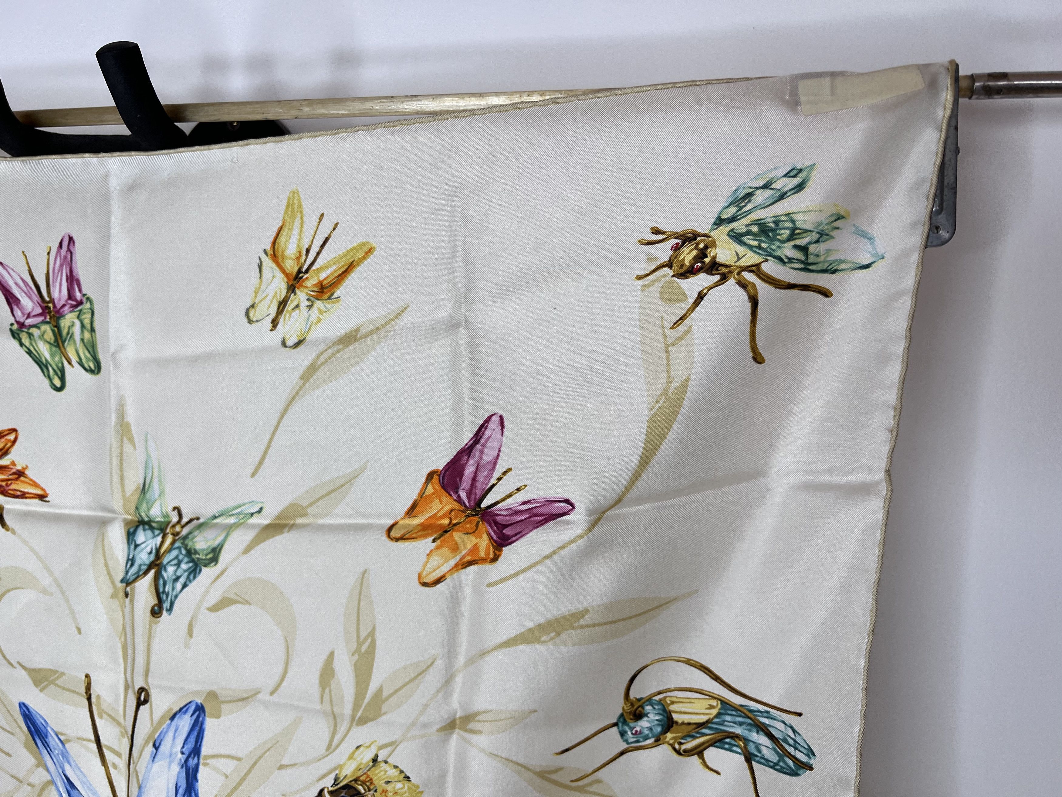 Swarovski DANIEL SWAROVSKI PARIS PARADISE BUTTERFLY SILK SCARF Size ONE SIZE - 2 Thumbnail