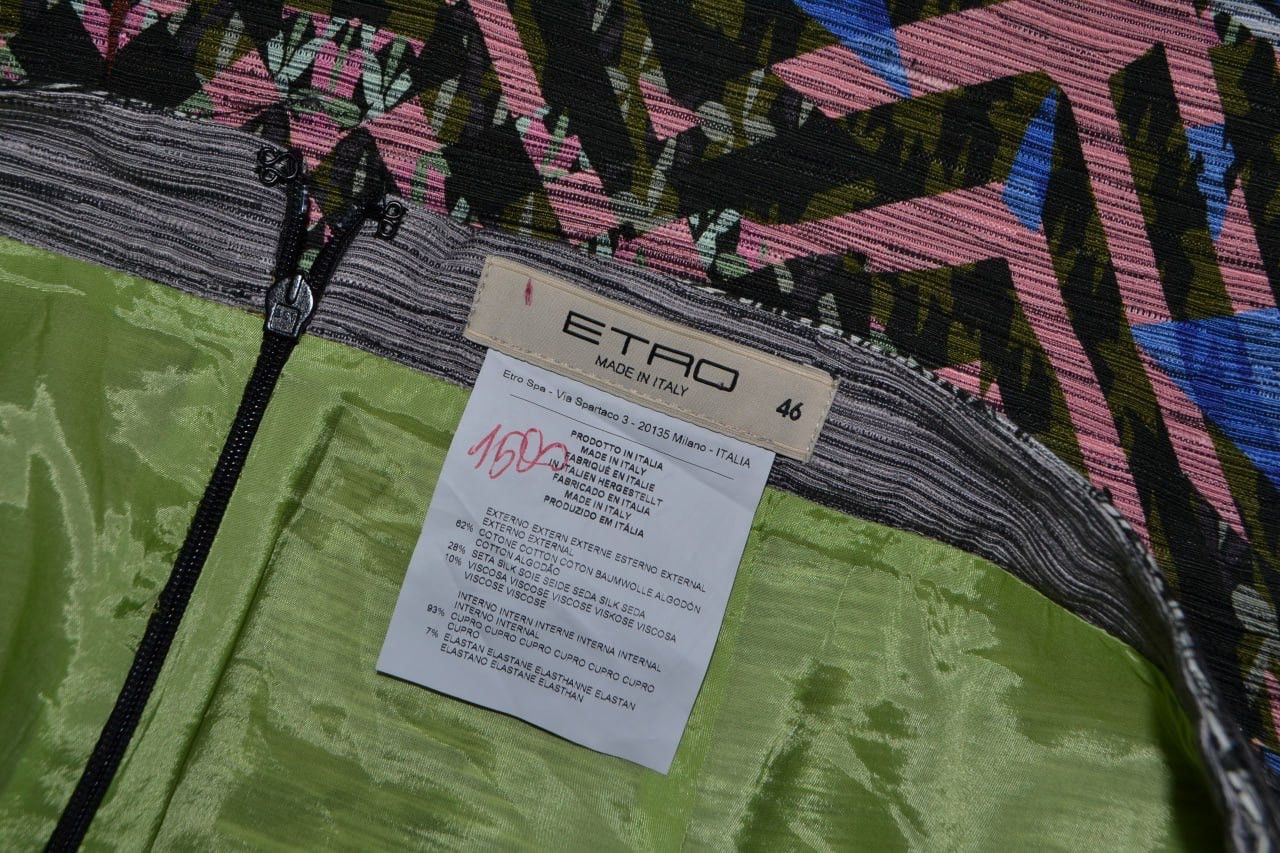Etro × Vintage Etro Womens Skirt Size 46 Made In Italy Size 34" / US 12 / IT 48 - 9 Thumbnail
