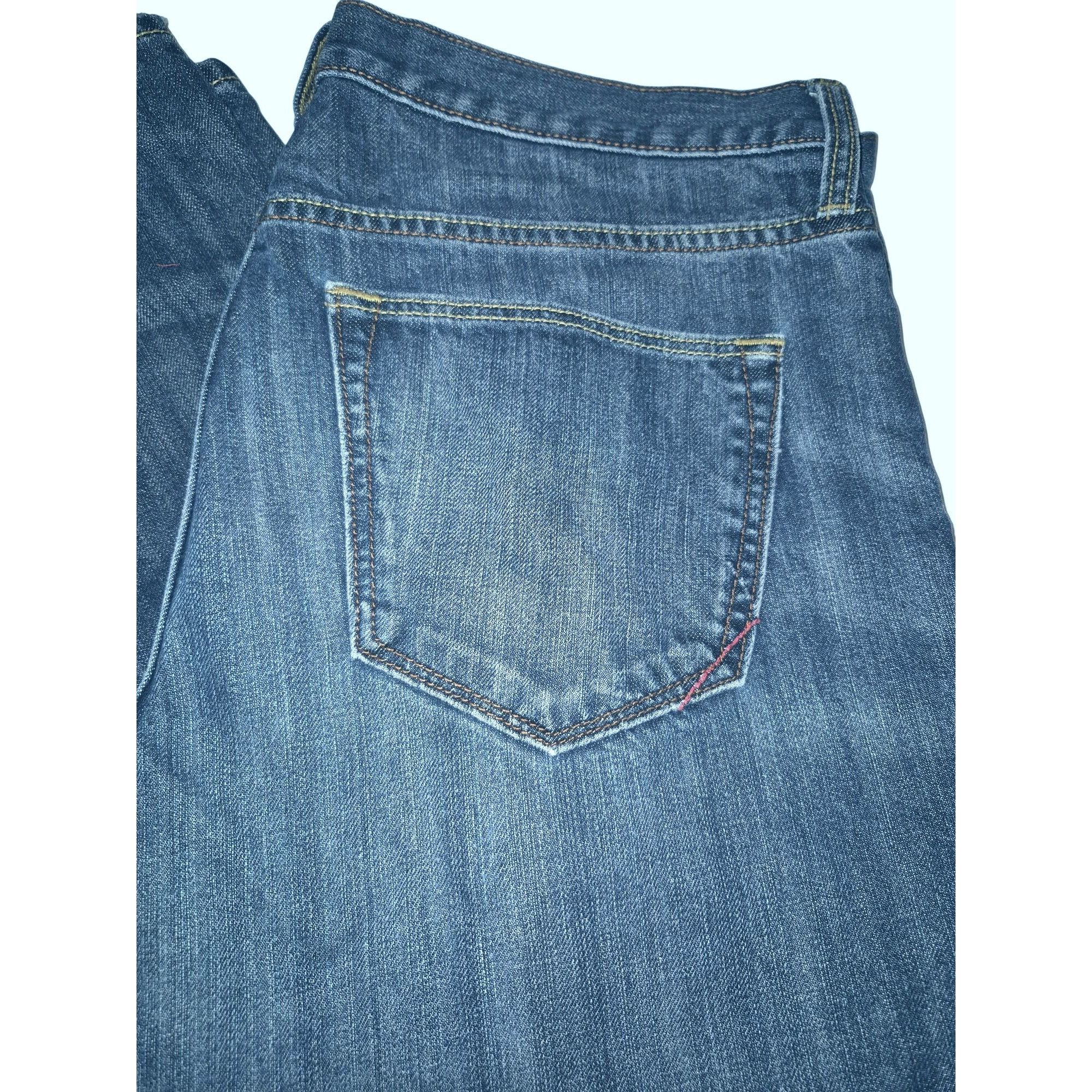 Banana Republic Banana Republic Mens Straight Leg Jeans 35x30 Dark Wash Deni Size US 35 - 2 Thumbnail
