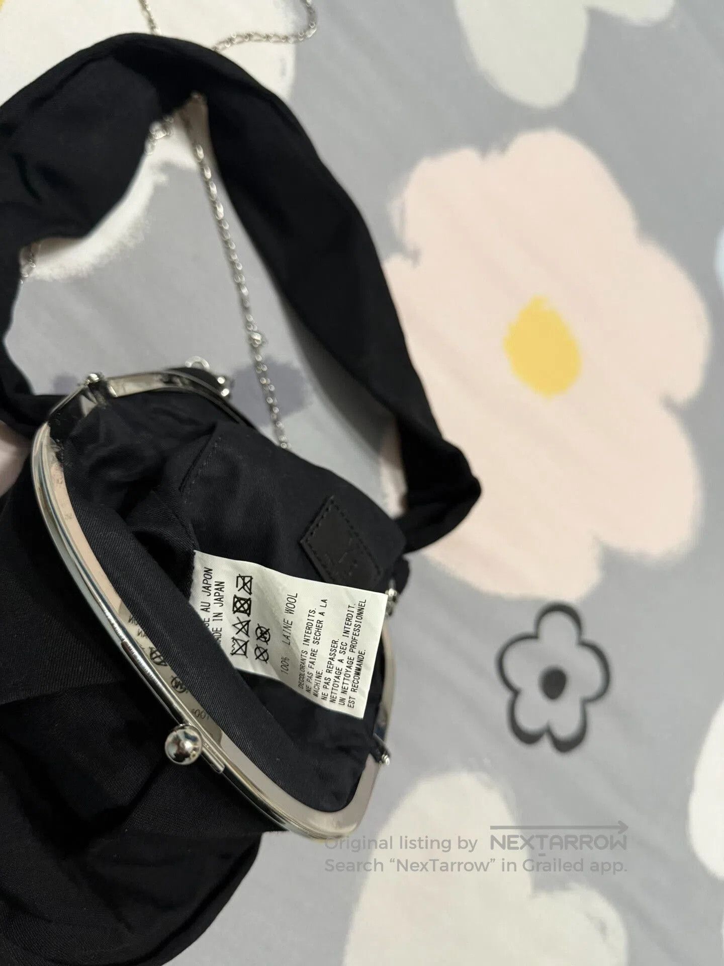 Y's Y's Yamamoto Black Shoulder Bag. Size ONE SIZE - 2 Thumbnail