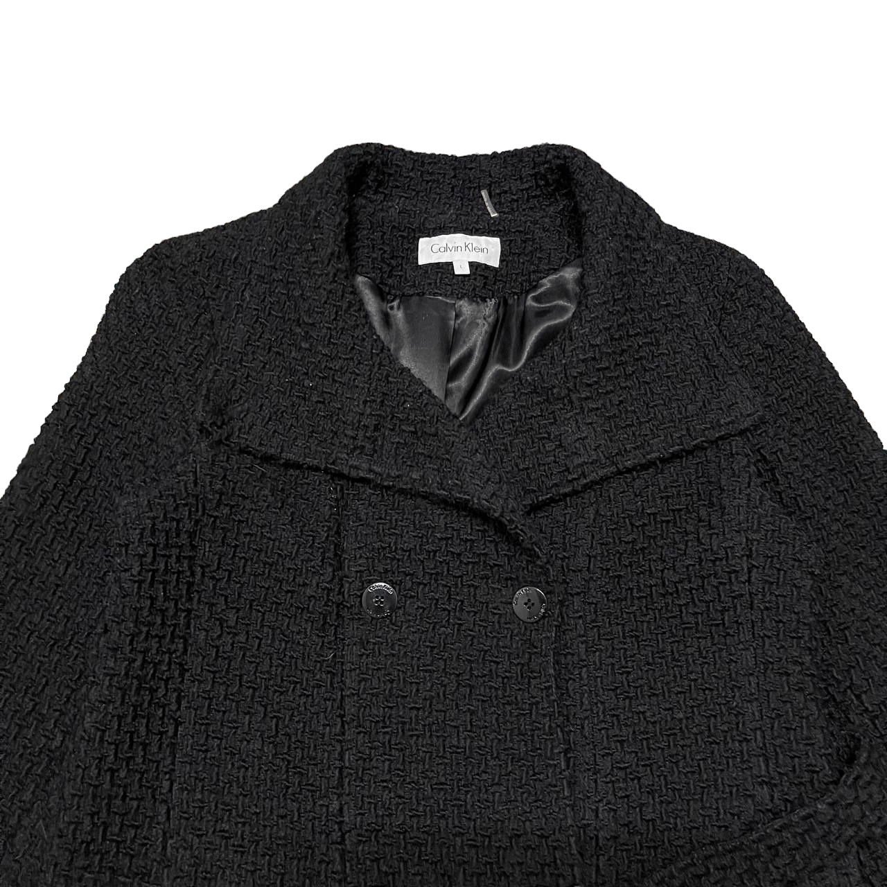 Vintage Calvin Klein Wool Coat Double Breasted