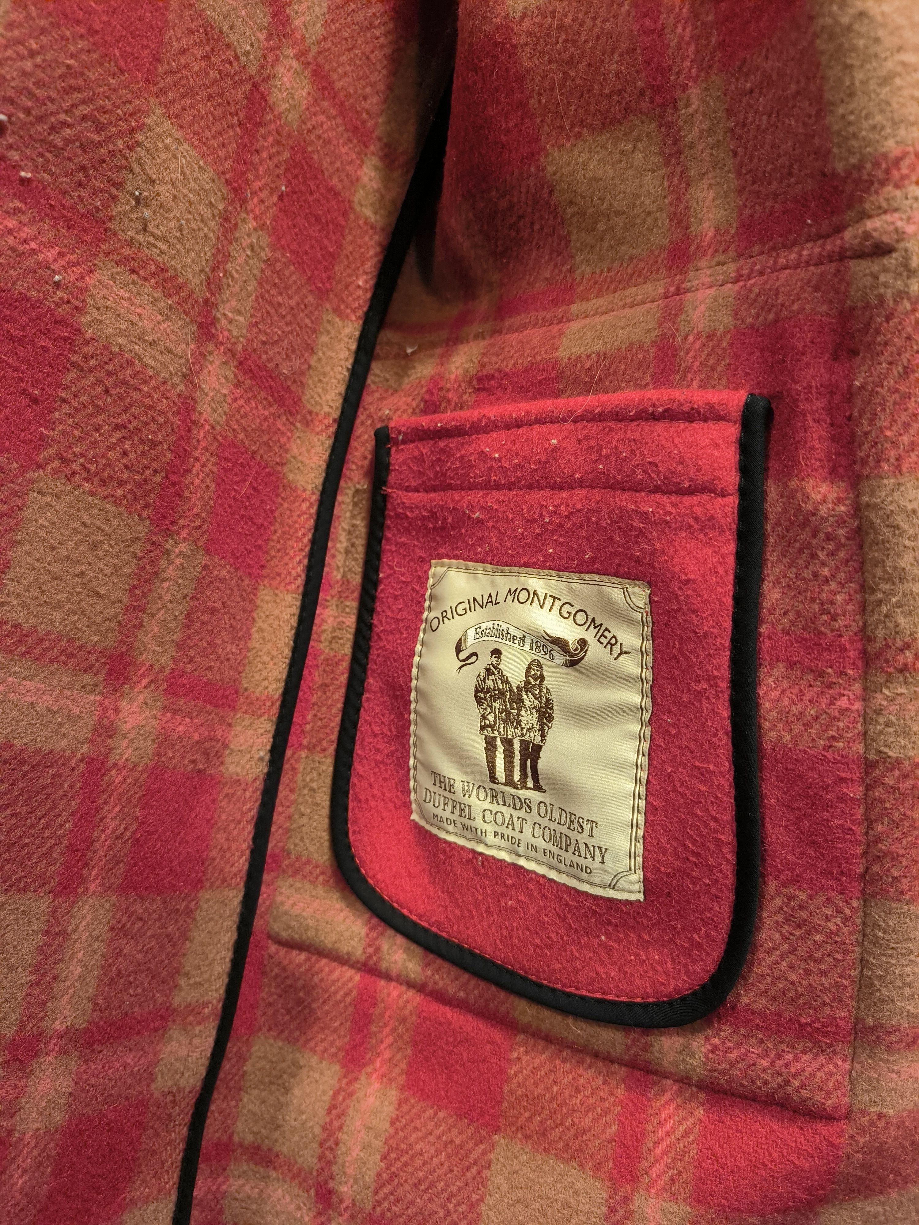 Original Montgomery × Vintage Vintage Montgomery Duffle Coat Parka Jacket Wool Size US M / EU 48-50 / 2 - 6 Thumbnail