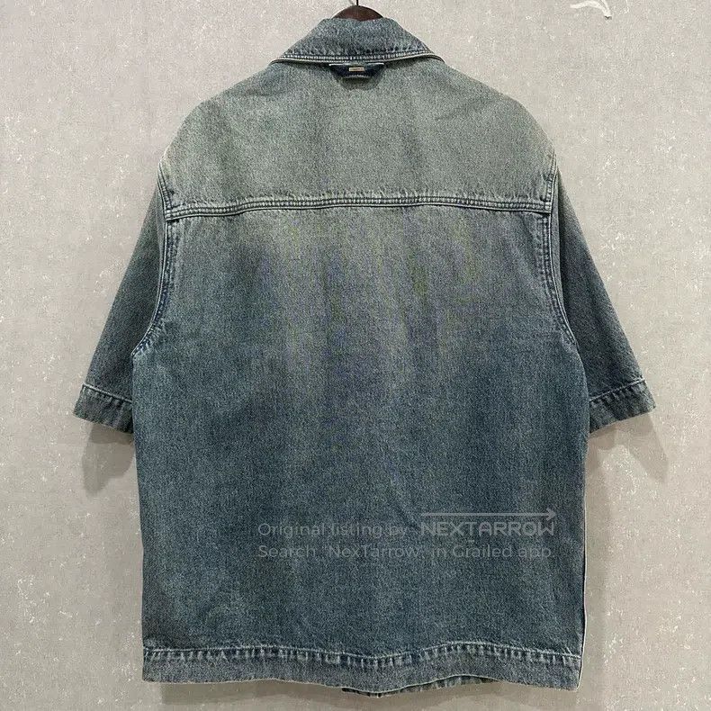 Louis Vuitton Louis Vuitton Washed Blue Denim Short Sleeve Size US L / EU 52-54 / 3 - 2 Thumbnail