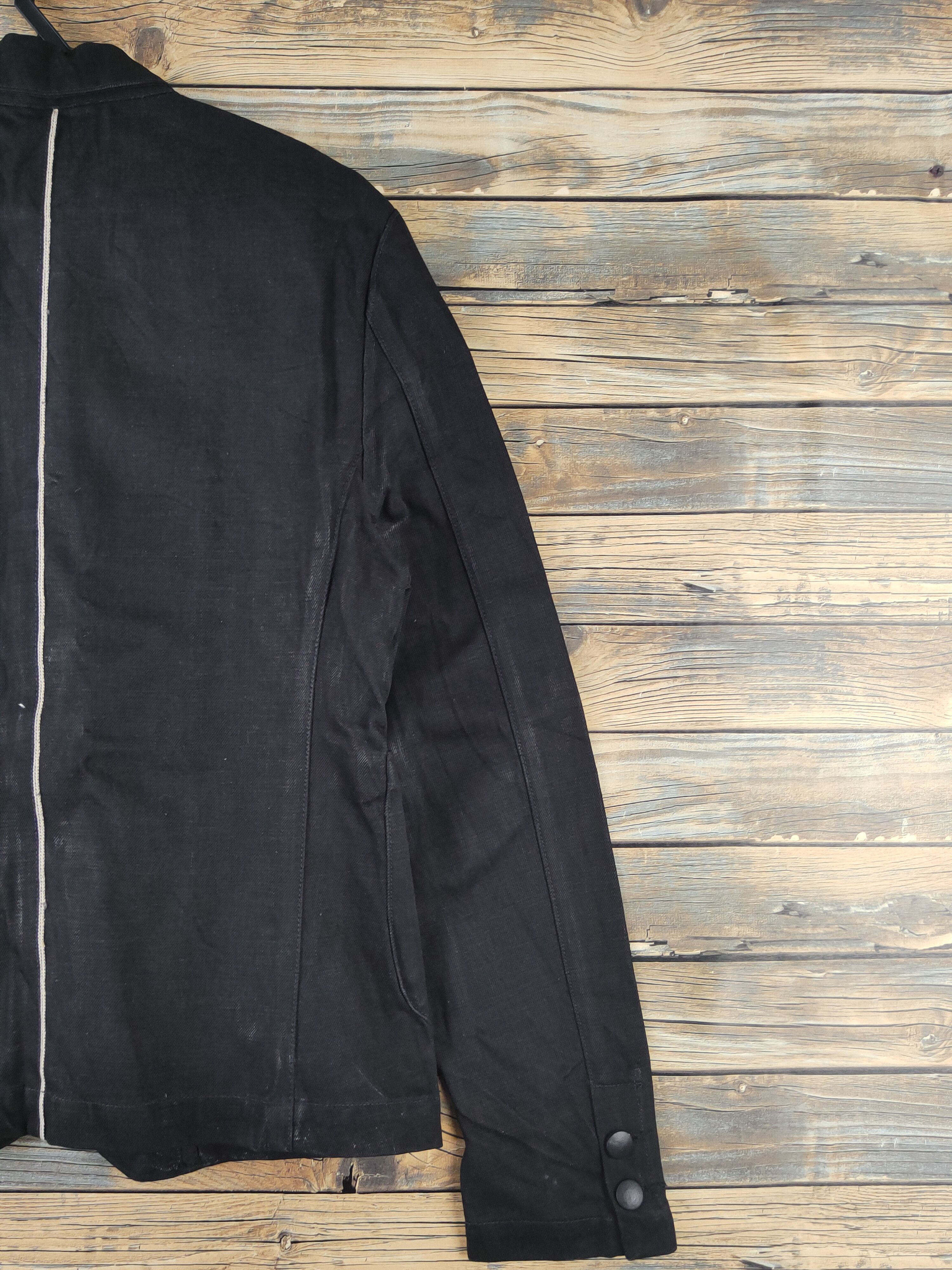 Vintage DL Hopki.rk Black Denim selvedge Jackets #2688 Size US M / EU 48-50 / 2 - 9 Thumbnail