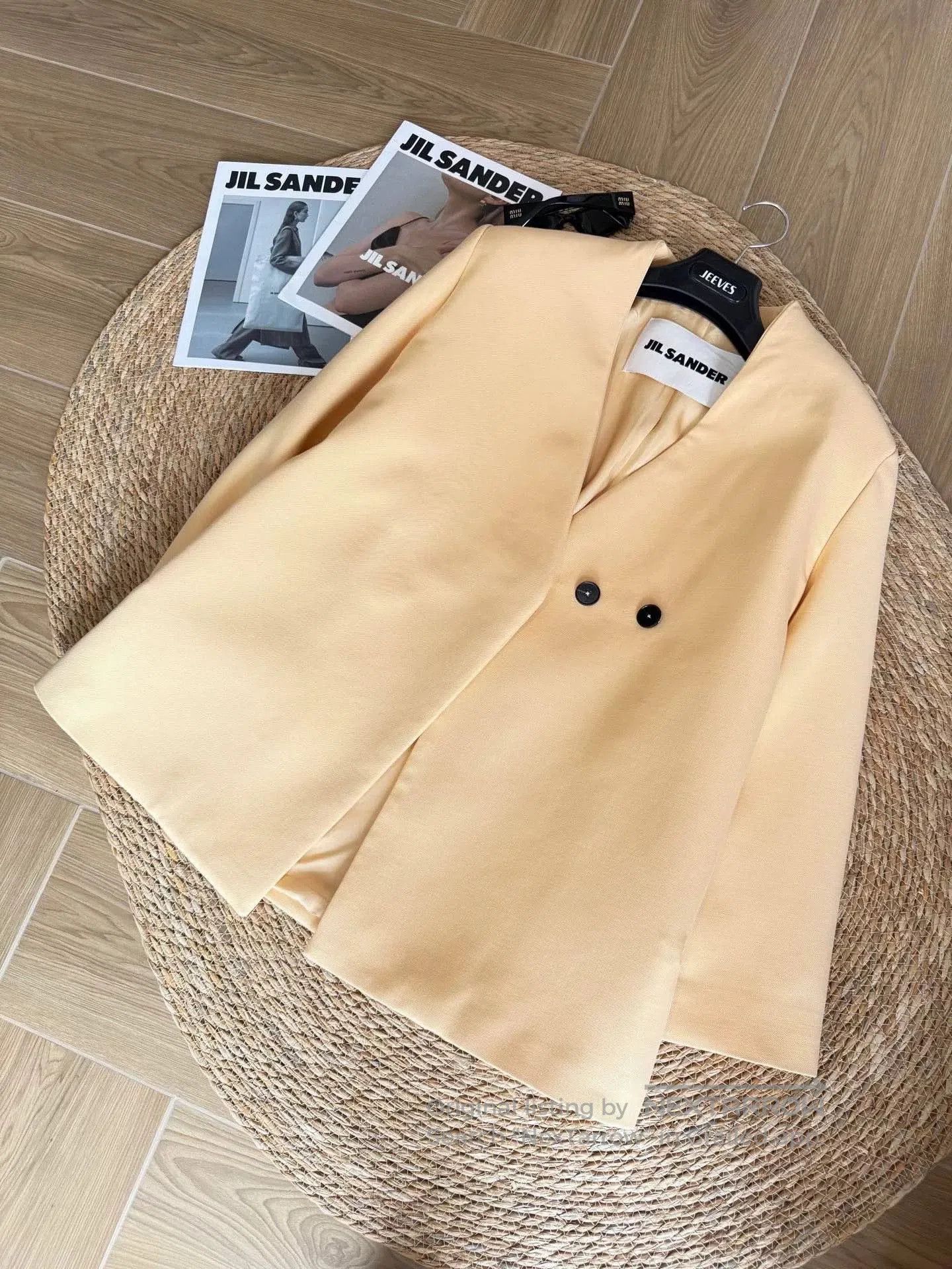 Jil Sander Jil Sander Classic Apricot Coat. Size M / US 6-8 / IT 42-44 - 1 Thumbnail