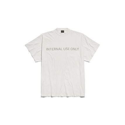 Balenciaga o1mt1gz0226 Internal Use Only Inside-Out T-Shirt Oversized Size US M / EU 48-50 / 2 - 1 Thumbnail