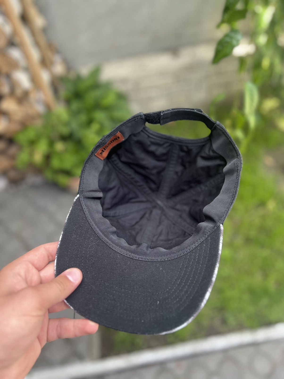 Missoni × Vintage Missoni Rare Vintage Big Center Logo Cap Hat Size ONE SIZE - 4 Thumbnail