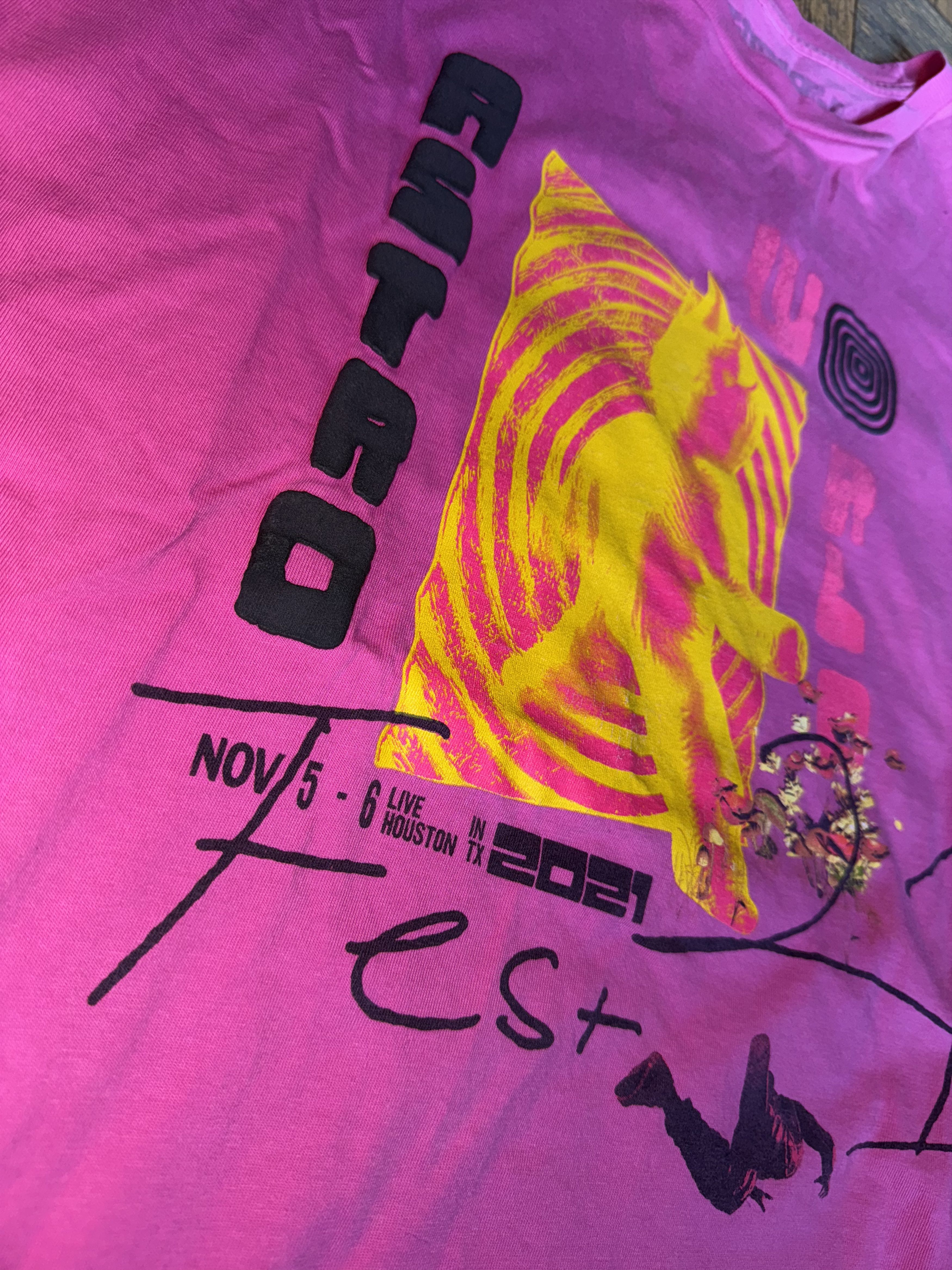 Travis Scott Travis $cott Astroworld Astrofest 2021 Merch T-shirt Size US XL / EU 56 / 4 - 3 Thumbnail