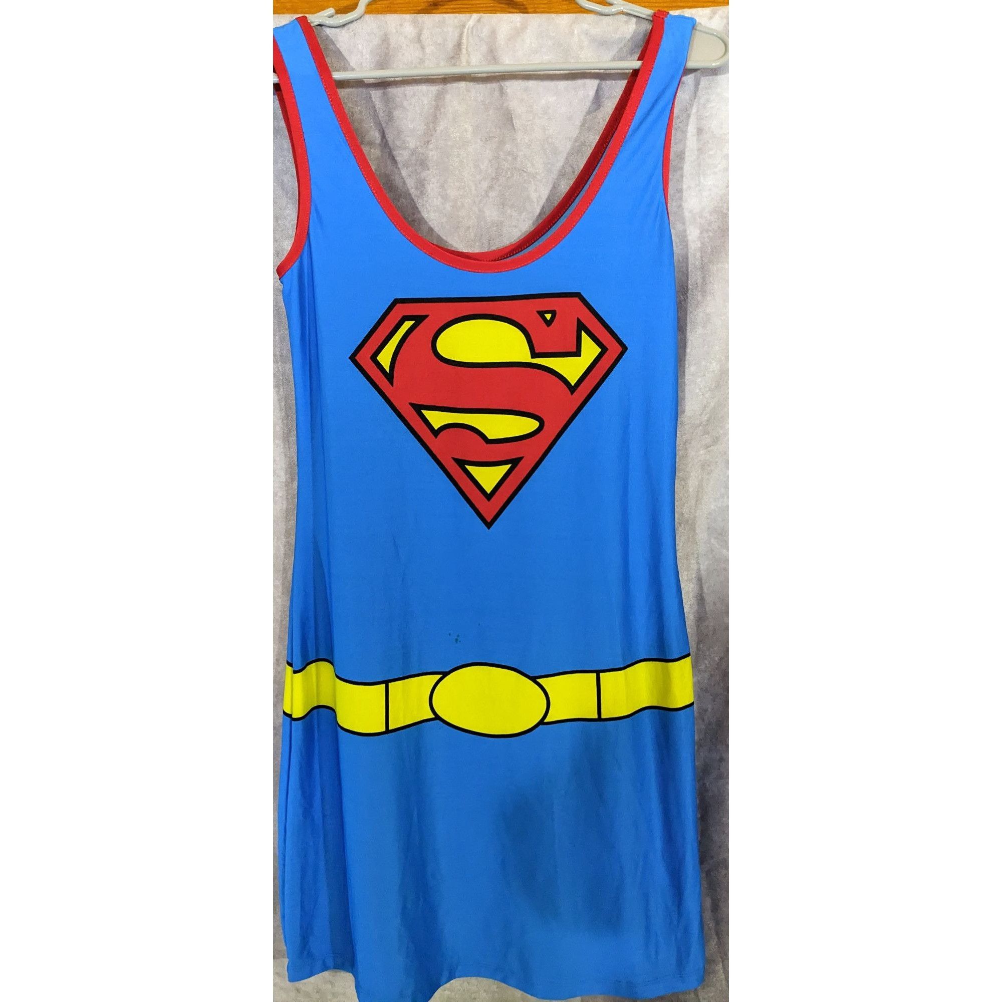 DC Comics Superman Womens Tank Dress Size S / US 4 / IT 40 - 1 Thumbnail