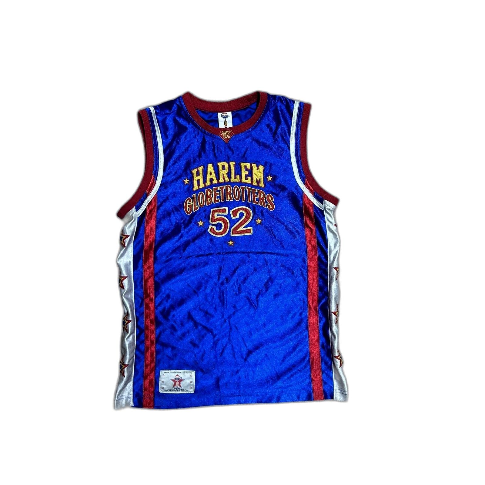 Vintage Harlem Globetrotters Basketball Jersey "Big Easy" Medium Blu Size US M / EU 48-50 / 2 - 1 Thumbnail