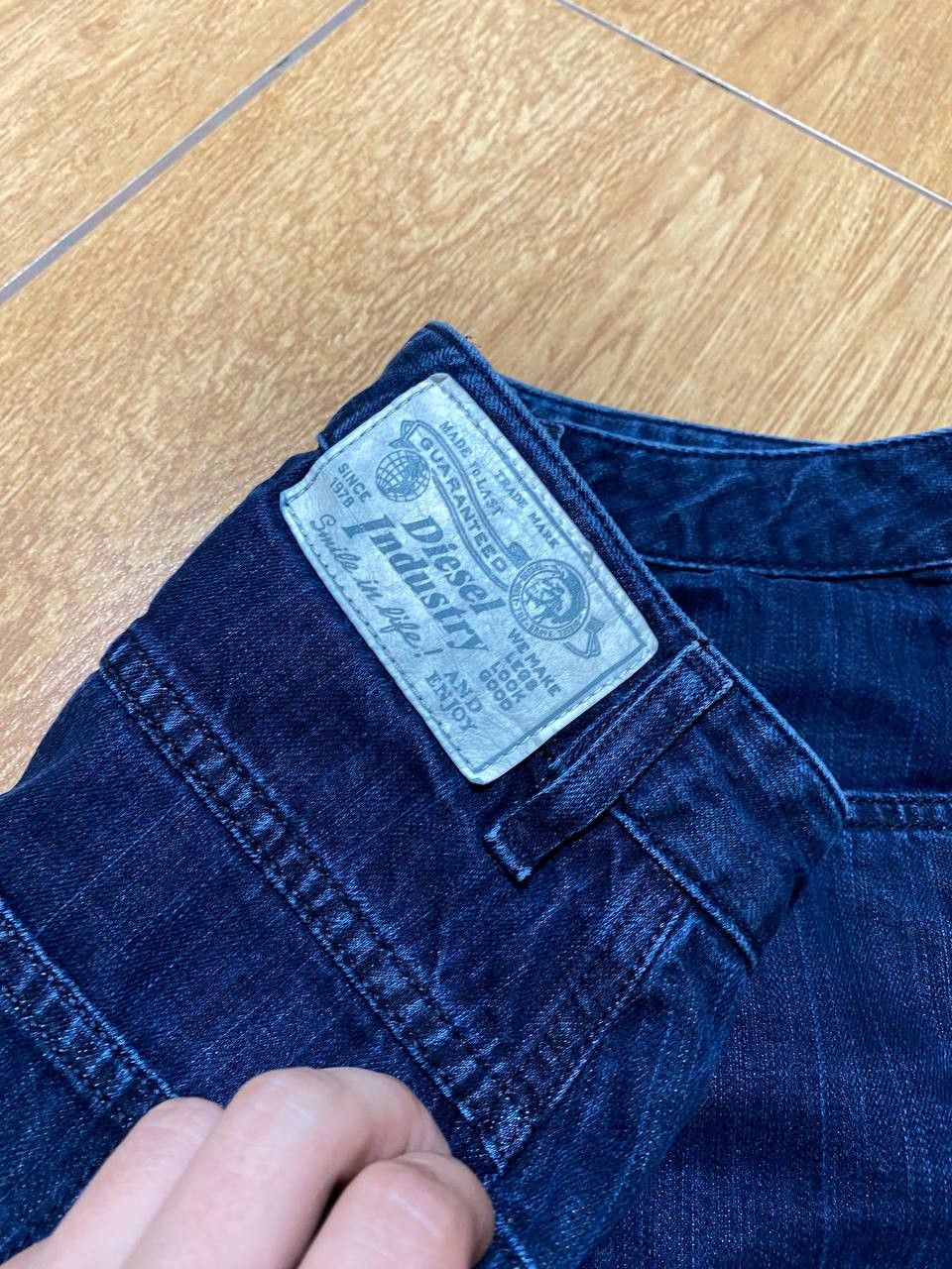 Diesel Vintage Diesel skirt midi dark denim wash pencil. Size 29" - 5 Thumbnail