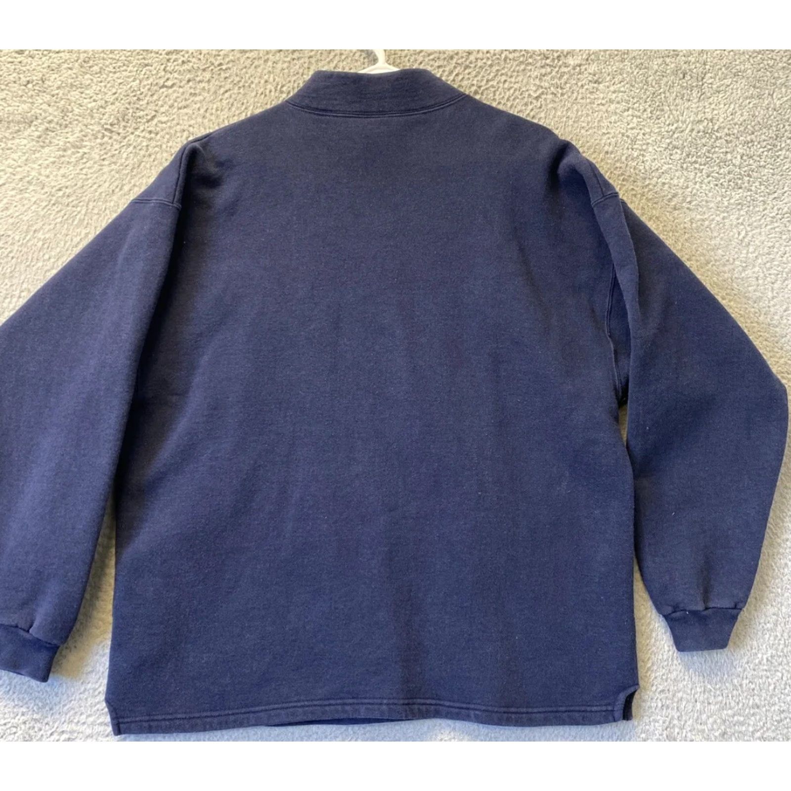 Hard Rock Cafe VINTAGE Hard Rock Cafe Jacket Fleece Pullover 3/4 Zip Mens Blue L Embroidered Logo San Diego 102-12 Size US L / EU 52-54 / 3 - 6 Thumbnail