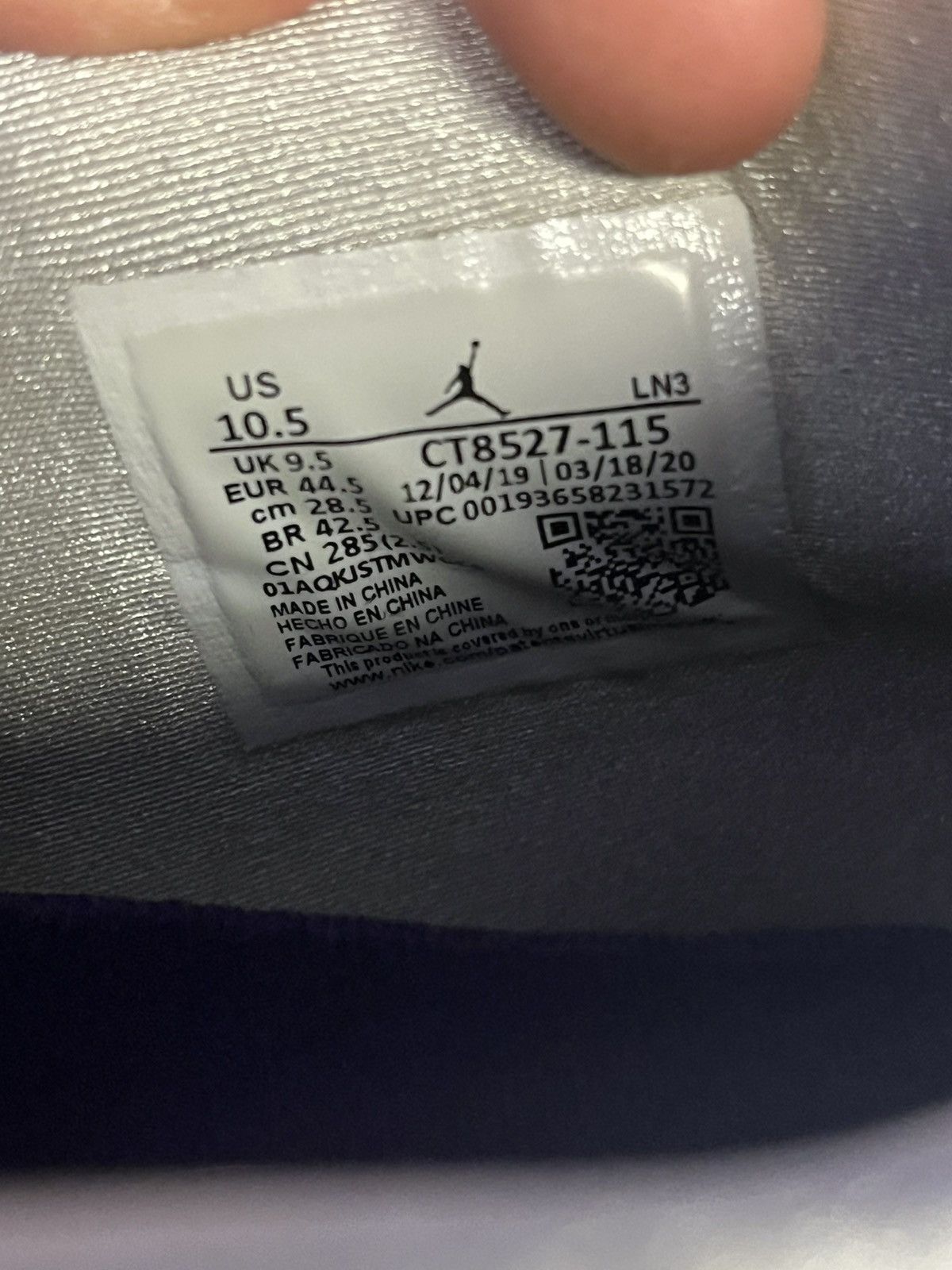 Jordan Brand Jordan 4 “Metallic Purple” Size US 10.5 / EU 43-44 - 8 Thumbnail
