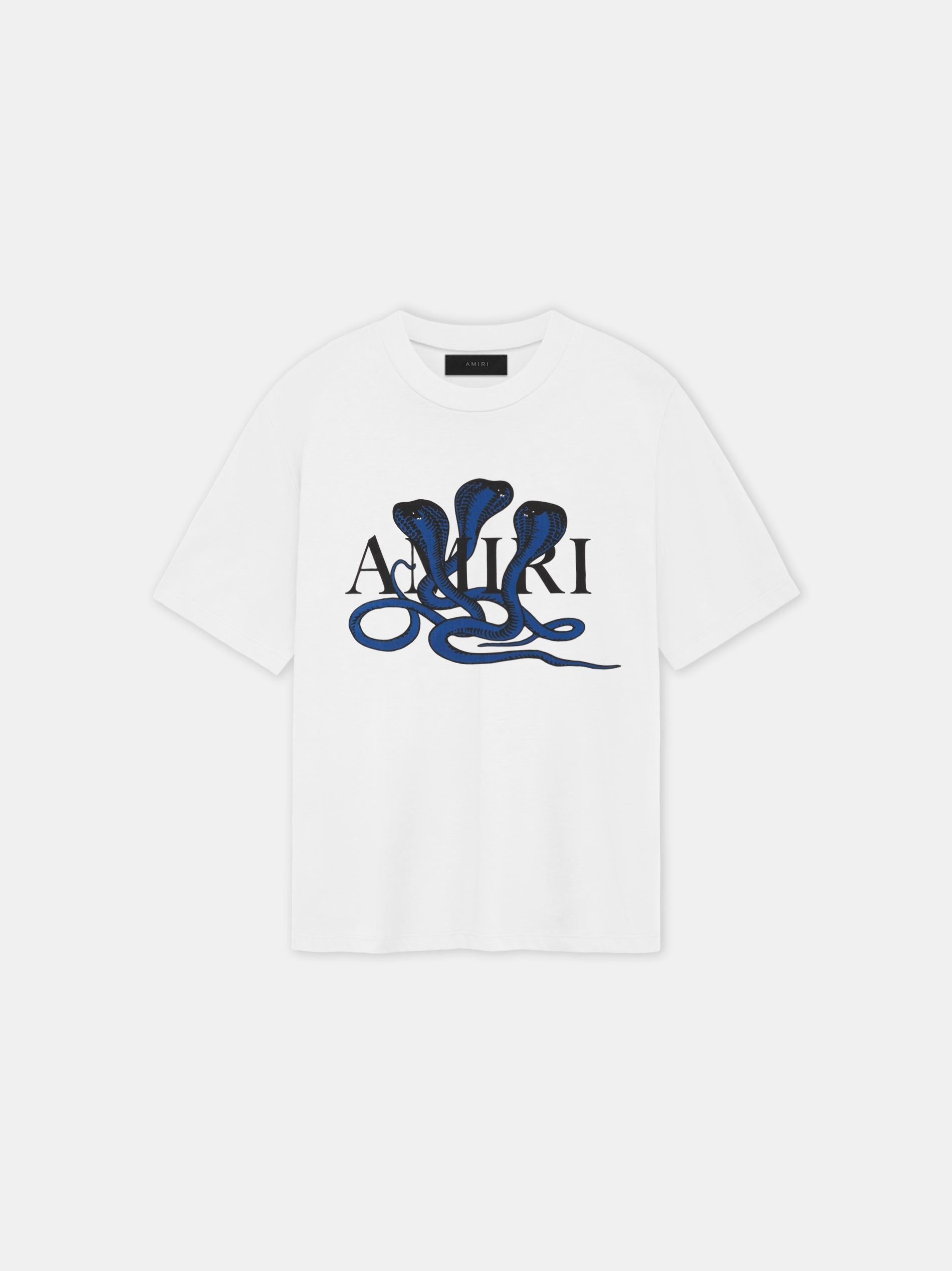 Amiri o1orln1025 Glitter Poison Logo Skater T-Shirt in White Size US L / EU 52-54 / 3 - 1 Thumbnail