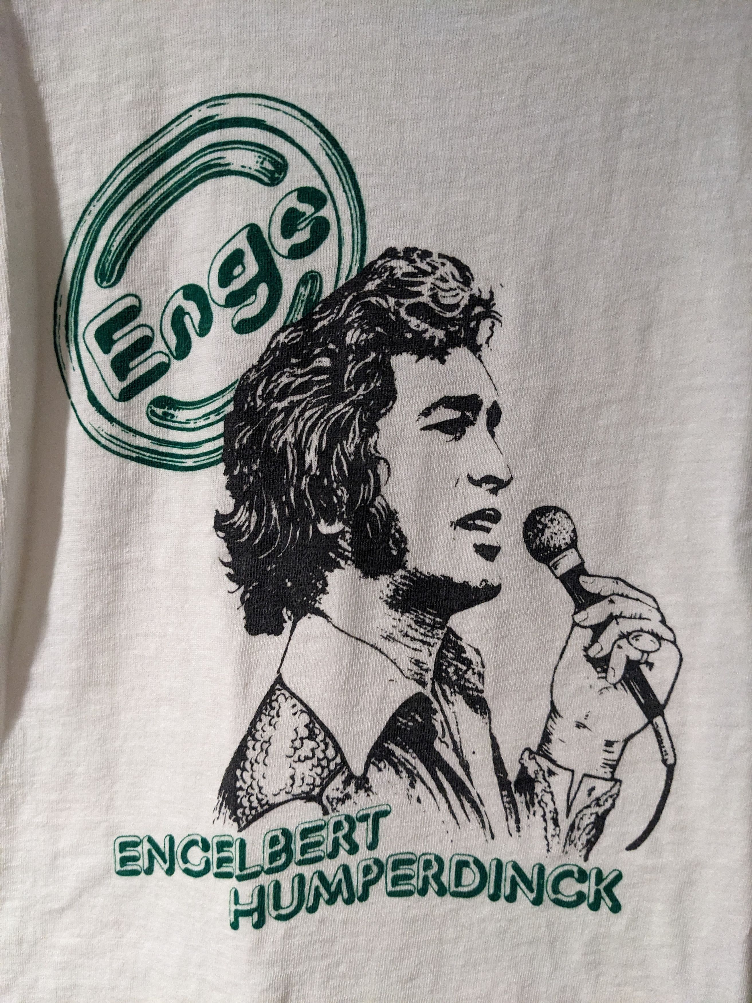 Band Tees × Vintage Vintage 80s Enge Engelbert Humperdinck British Pop T-Shirt Size US L / EU 52-54 / 3 - 2 Thumbnail