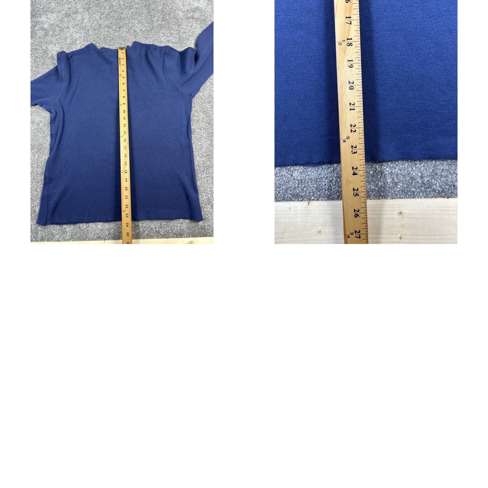 Gant Gant Rigger Shirt Mens XL Blue Cotton Knit Henley Shirt Size US XL / EU 56 / 4 - 8 Thumbnail