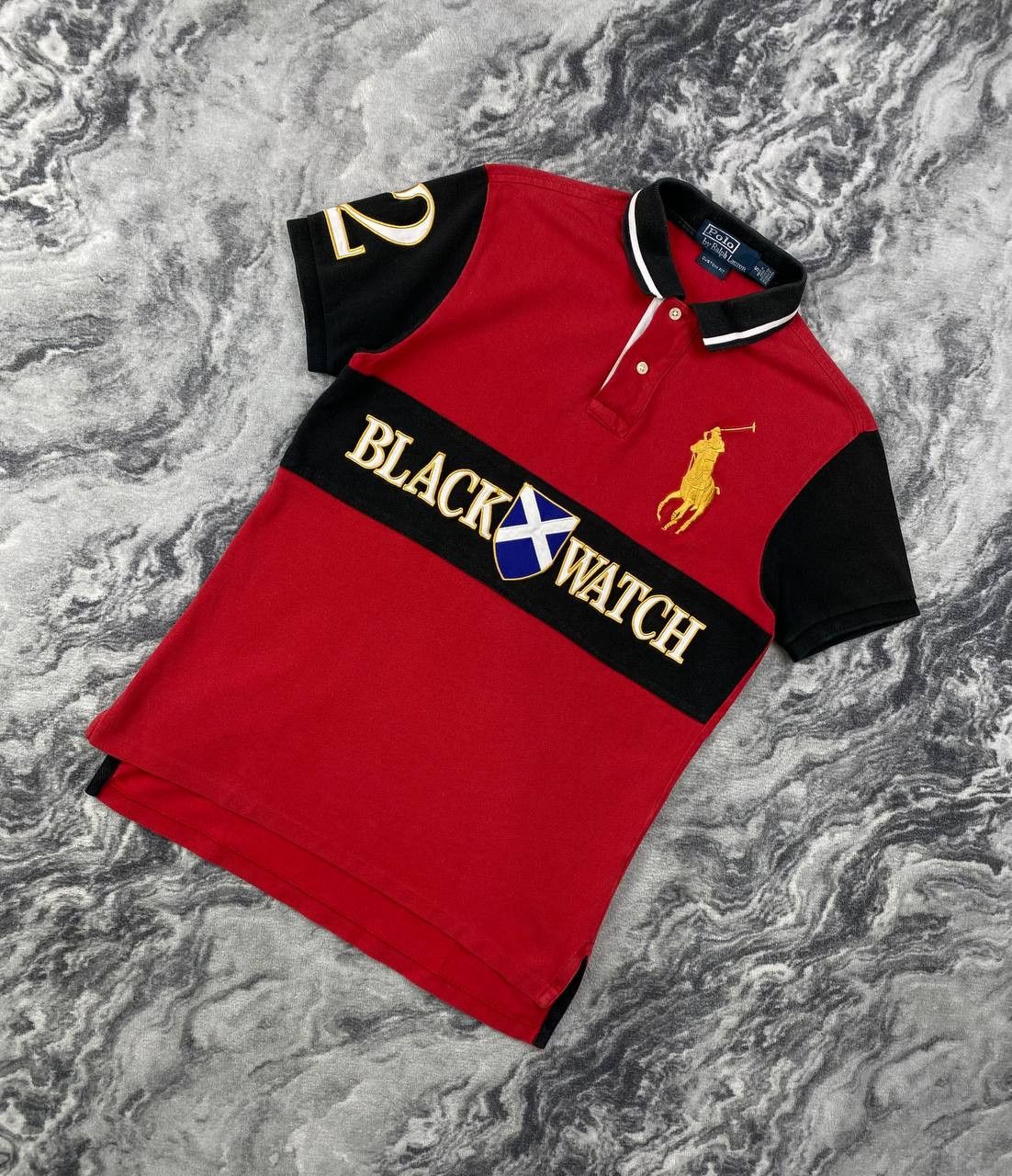 Vintage Polo Ralph Lauren Blackwatch Rugby Shirt Big Pony