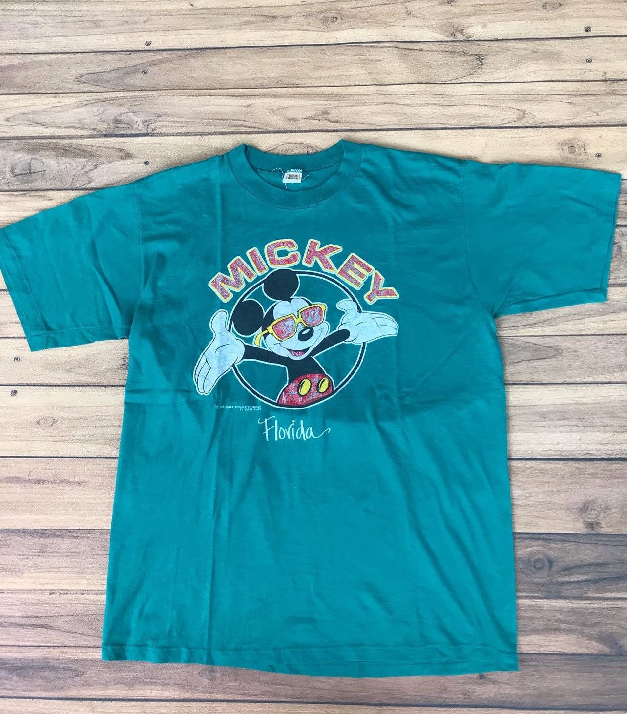 Velva Sheen Vintage mickey mouse by velva sheen single stitch Size US XL / EU 56 / 4 - 1 Thumbnail