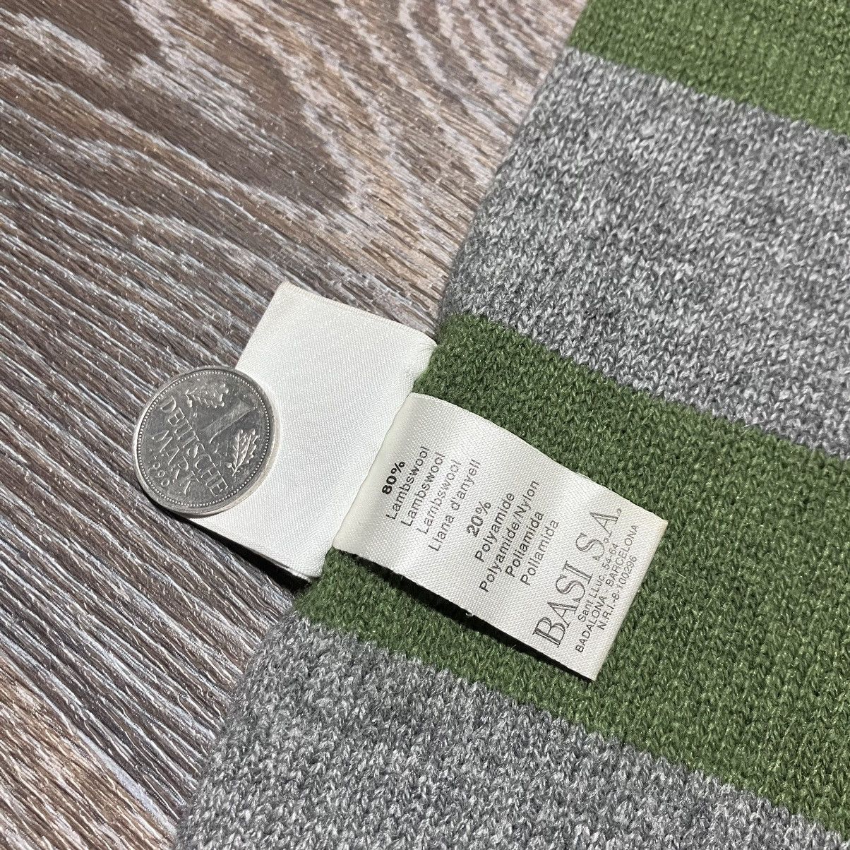 Lacoste Vintage LACOSTE Striped Wool Scarf Size ONE SIZE - 5 Thumbnail