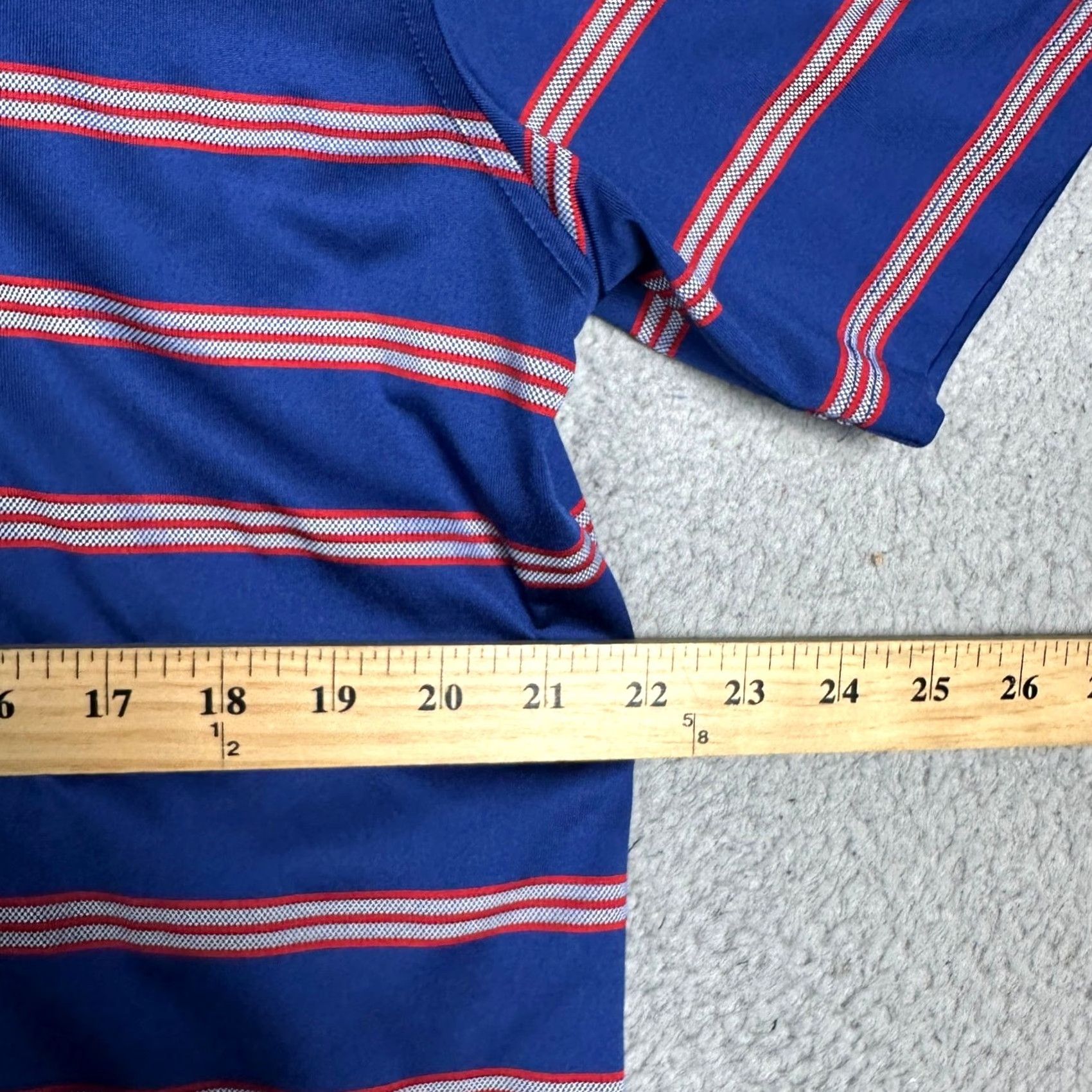 Brooks Brothers VINTAGE? No — Brooks Brothers Polo Shirt Mens XL Blue Red Striped Performance Stretch EUC Shirt Mens XL Blue Red Striped Polo Shirt Size US XL / EU 56 / 4 - 7 Thumbnail