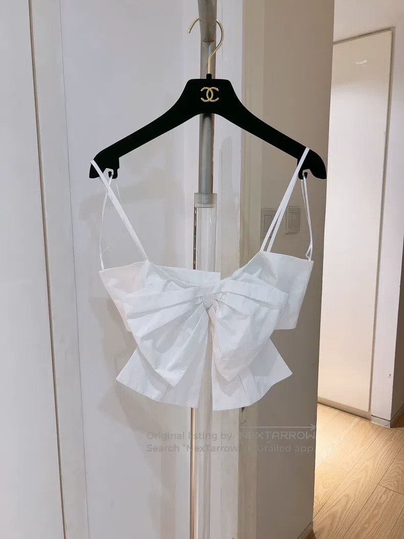 Chanel Chanel 20C Early Spring Vacation White Bow Strap Vest Size XXS / US 00 / IT 34 - 1 Thumbnail