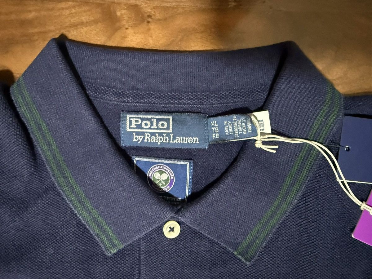 Polo Ralph Lauren Polo Ralph Lauren Wimbledon Cotton Polo-Collar Sweater Navy Size US XL / EU 56 / 4 - 3 Thumbnail