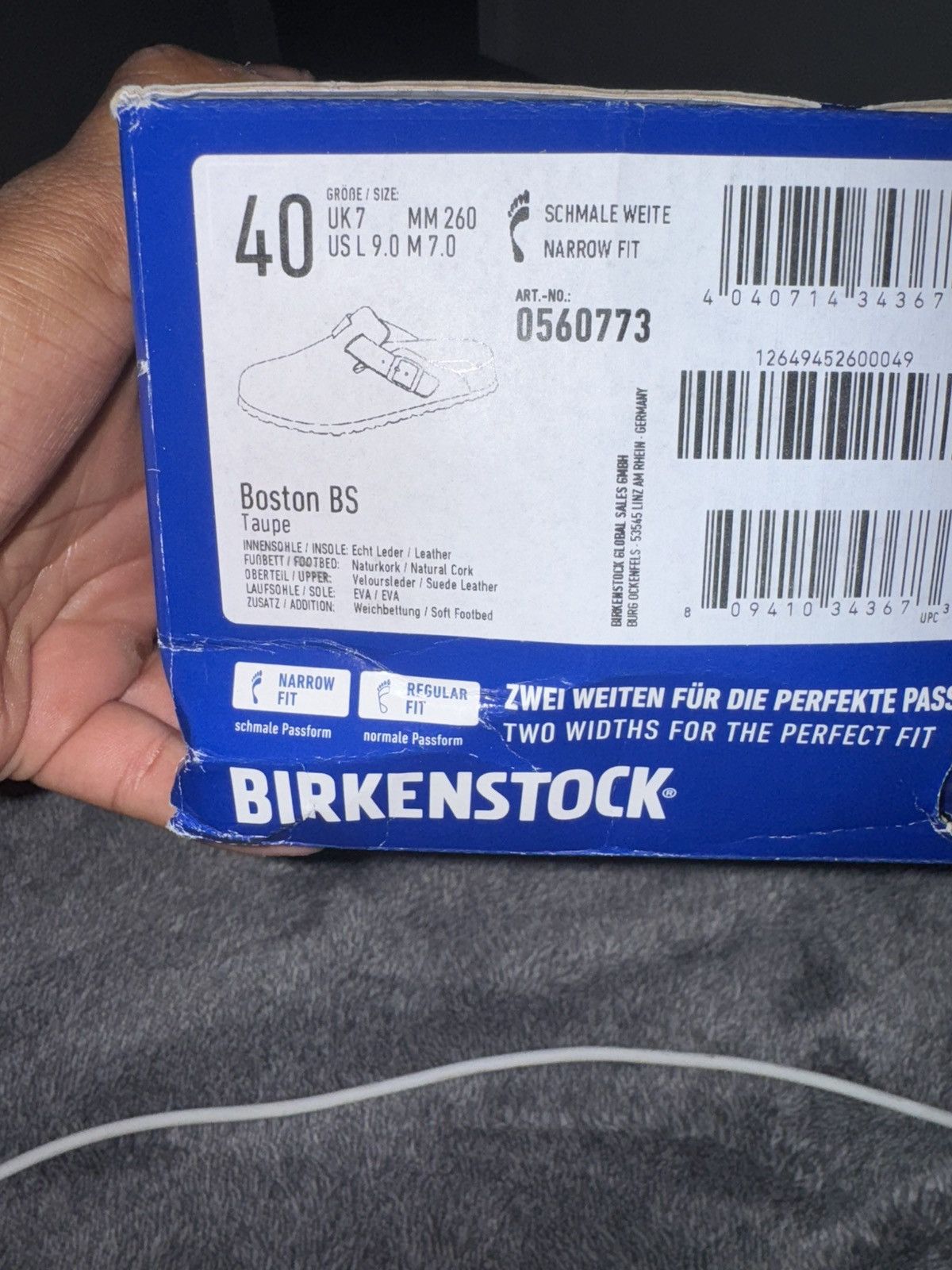Birkenstock Birkenstock Boston Soft foot bed taupe Size US 9.5 / IT 39.5 - 2 Thumbnail